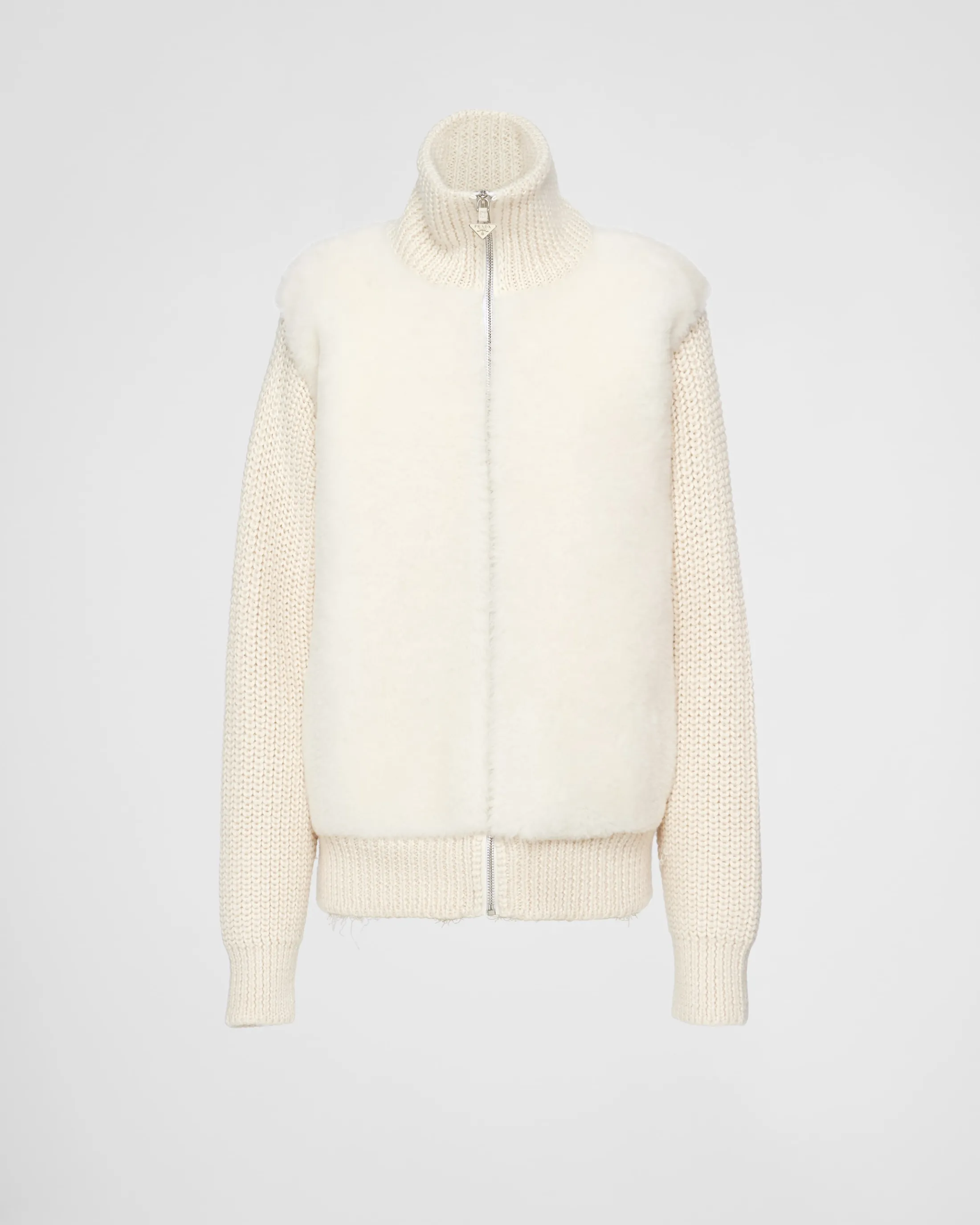 Prada Alpaca cardigan White Outlet