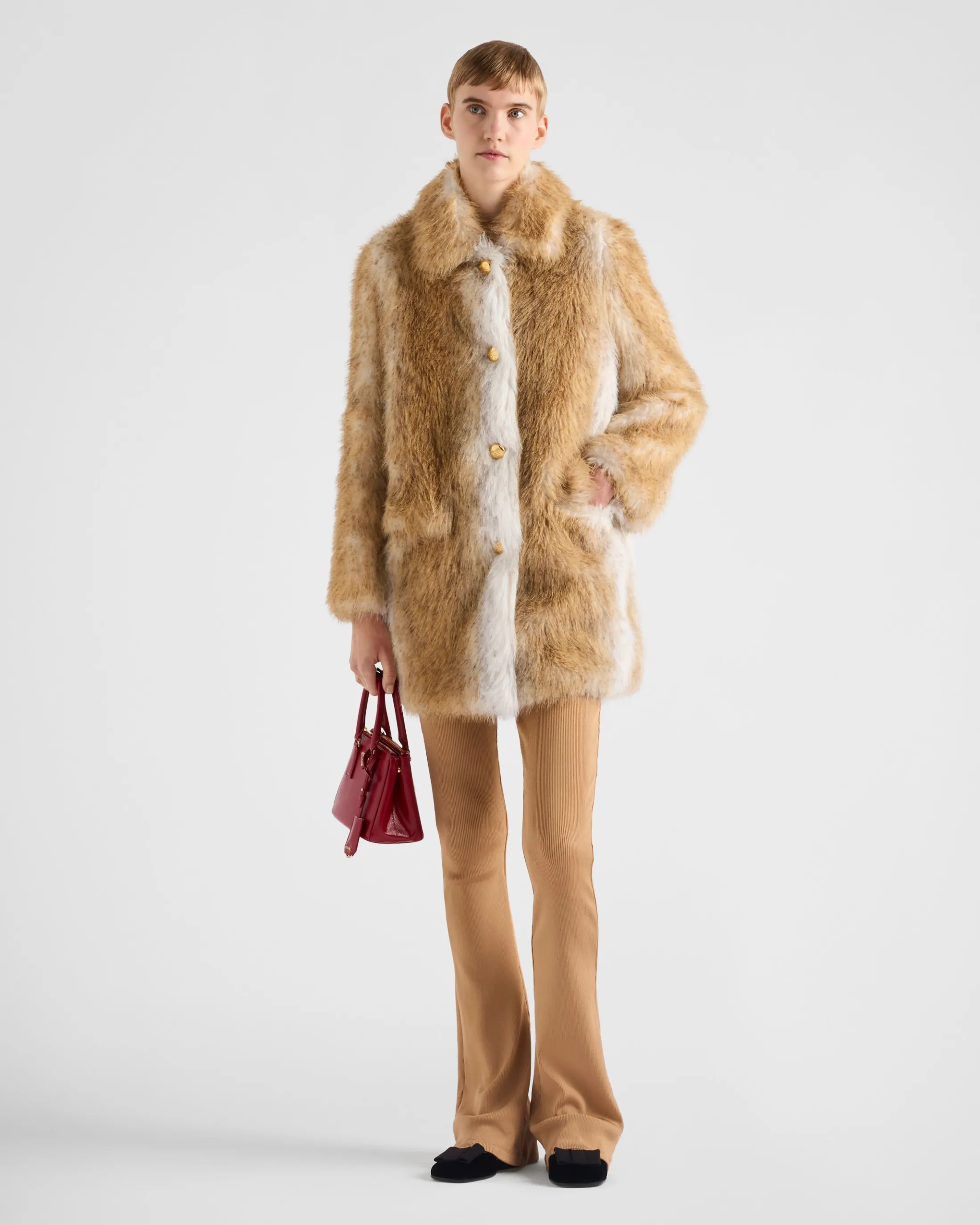 Prada Aspen coat Honey Clearance