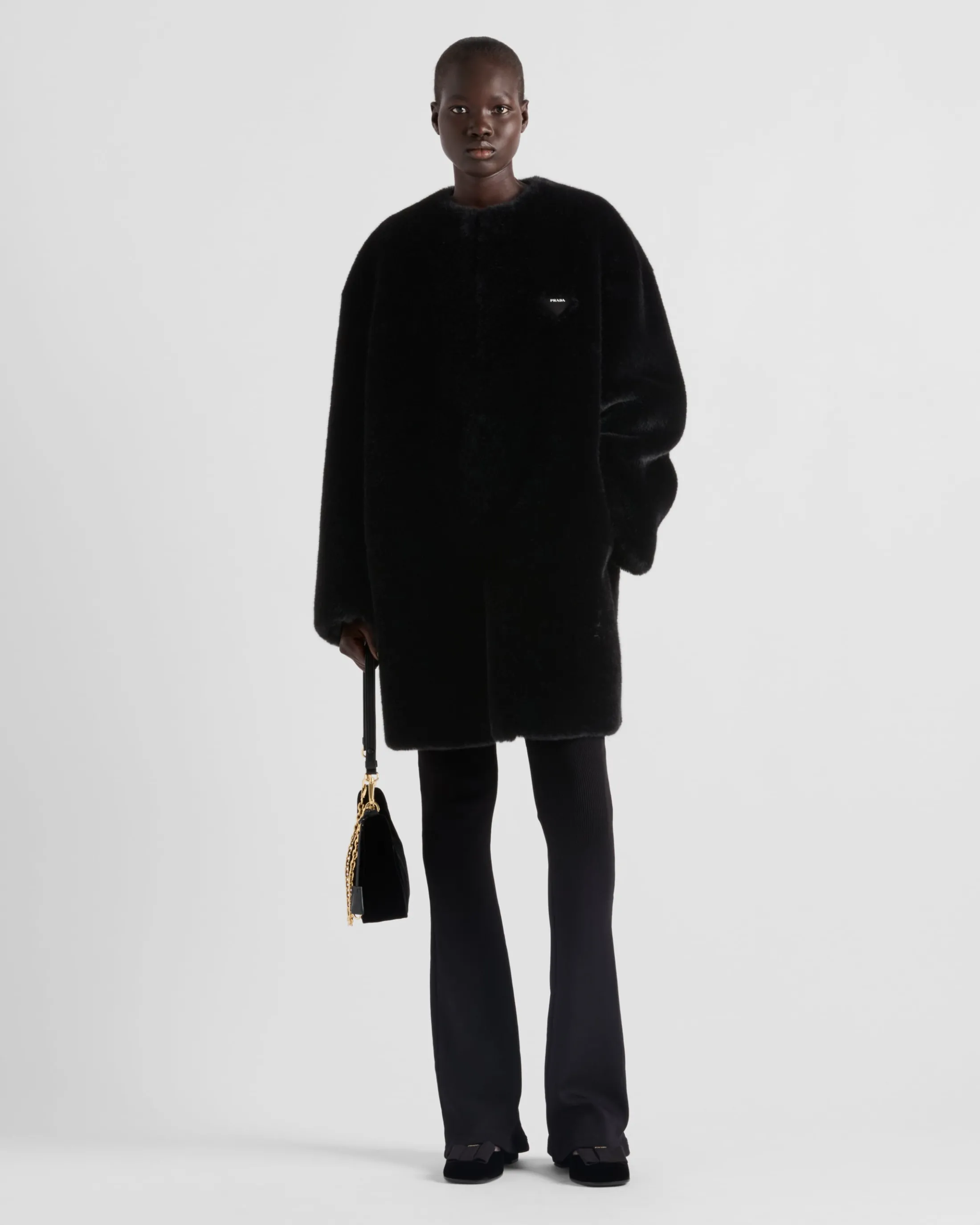 Prada Aspen coat Black Hot