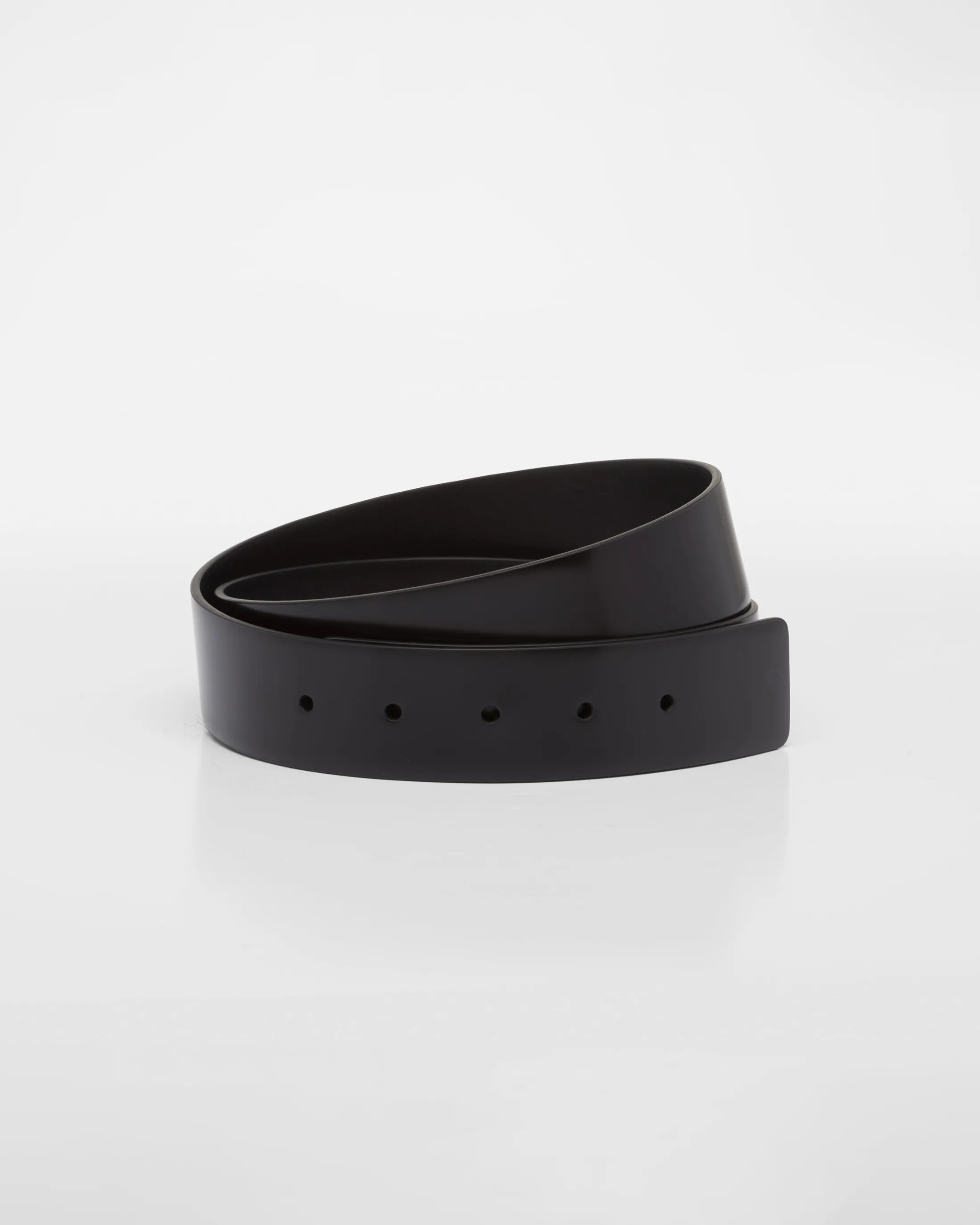 Prada Brushed leather belt strap Black Cheap