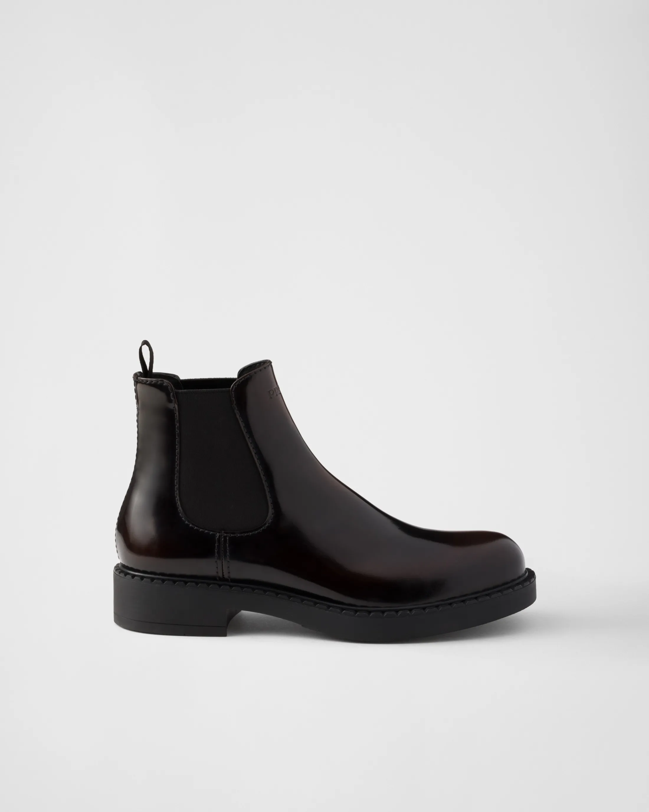 Prada Brushed leather Chelsea boots Sienna Store