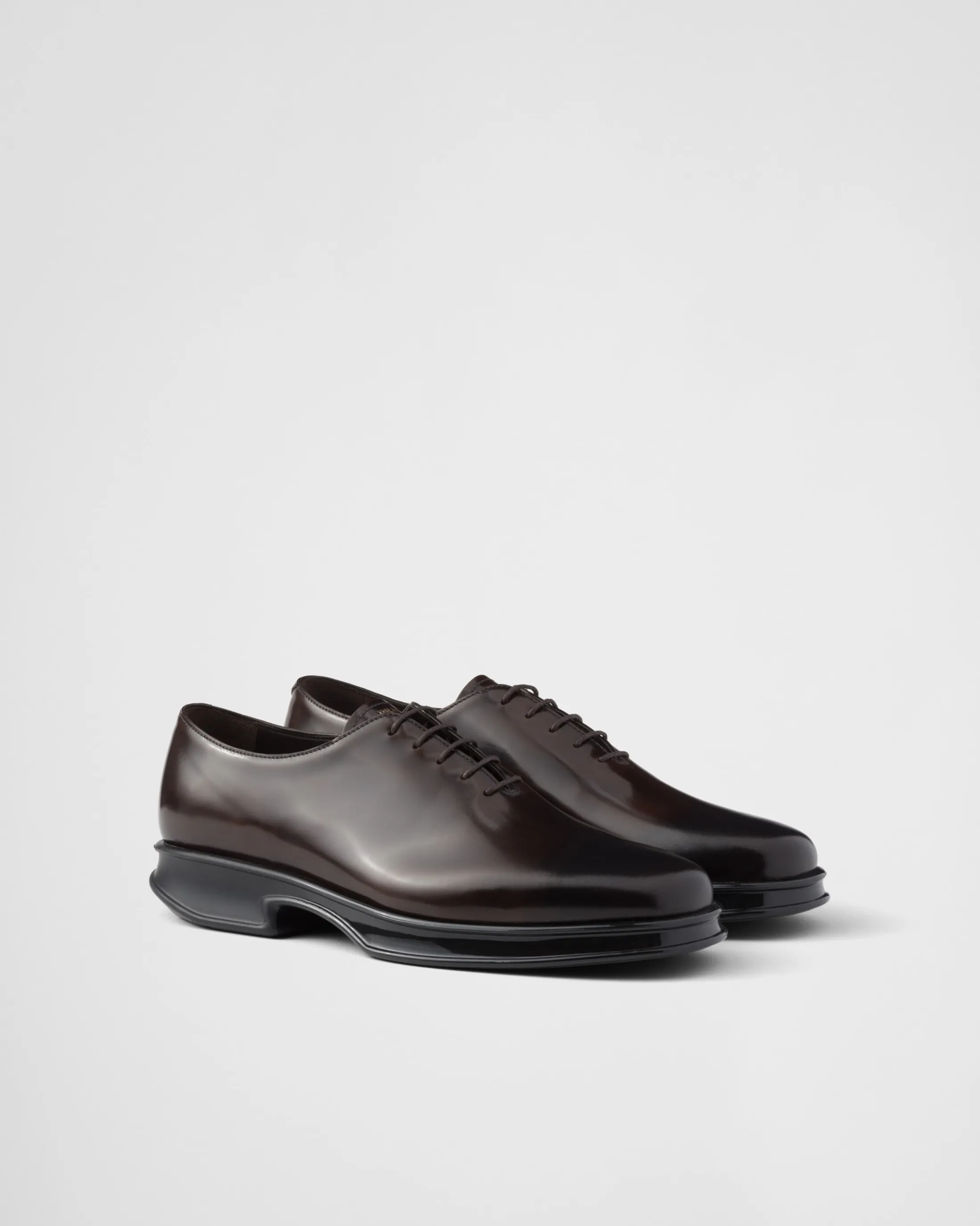 Prada Brushed leather lace-up shoes Sienna Best