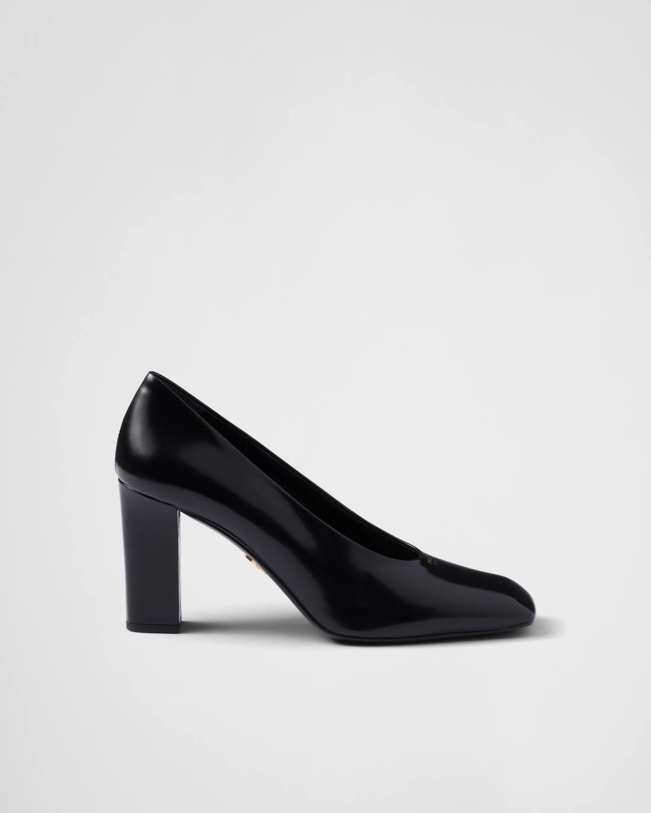 Prada Brushed leather pumps Black Fashion