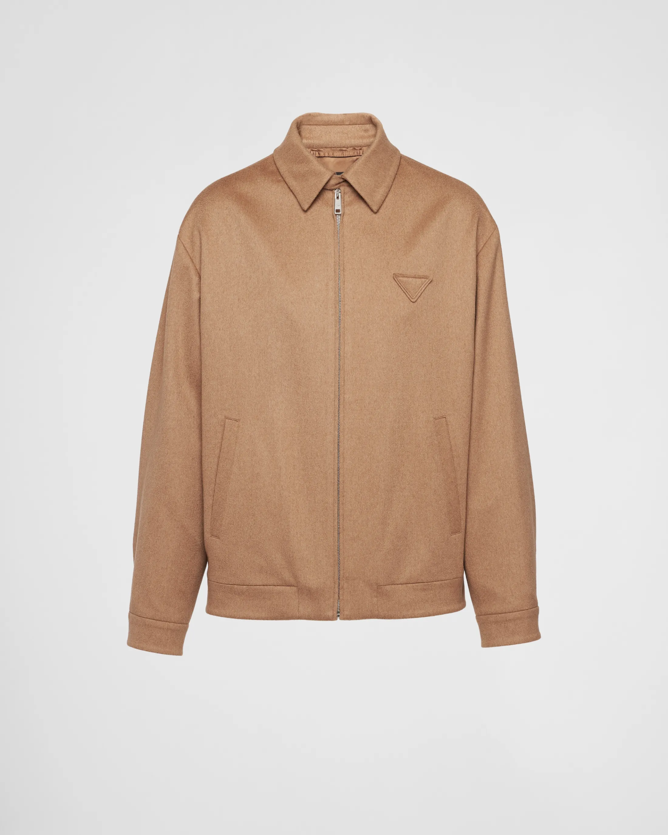 Prada Camel hair blouson jacket Camelbrown Fashion