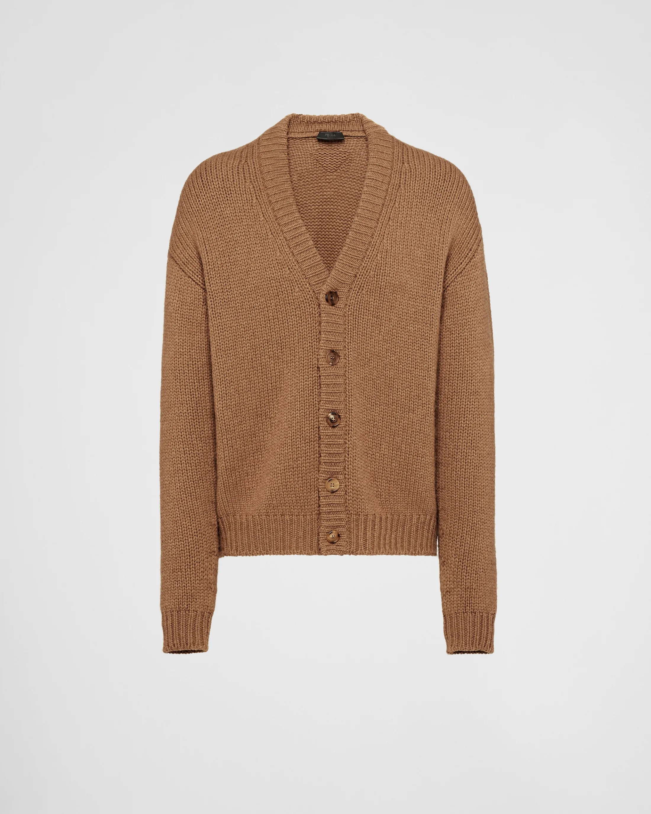 Prada Camel hair cardigan Camelbrown Outlet