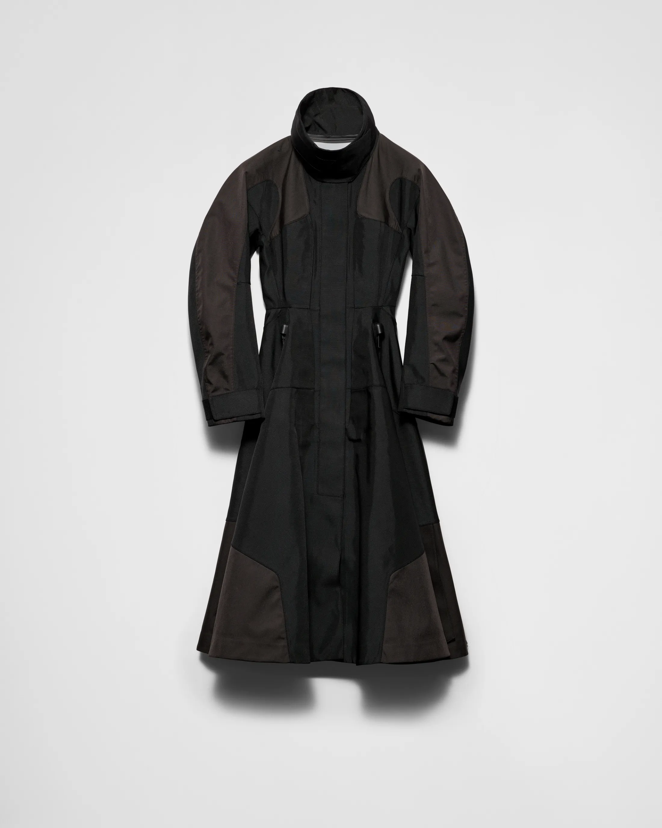 Prada Canvas coat Black New