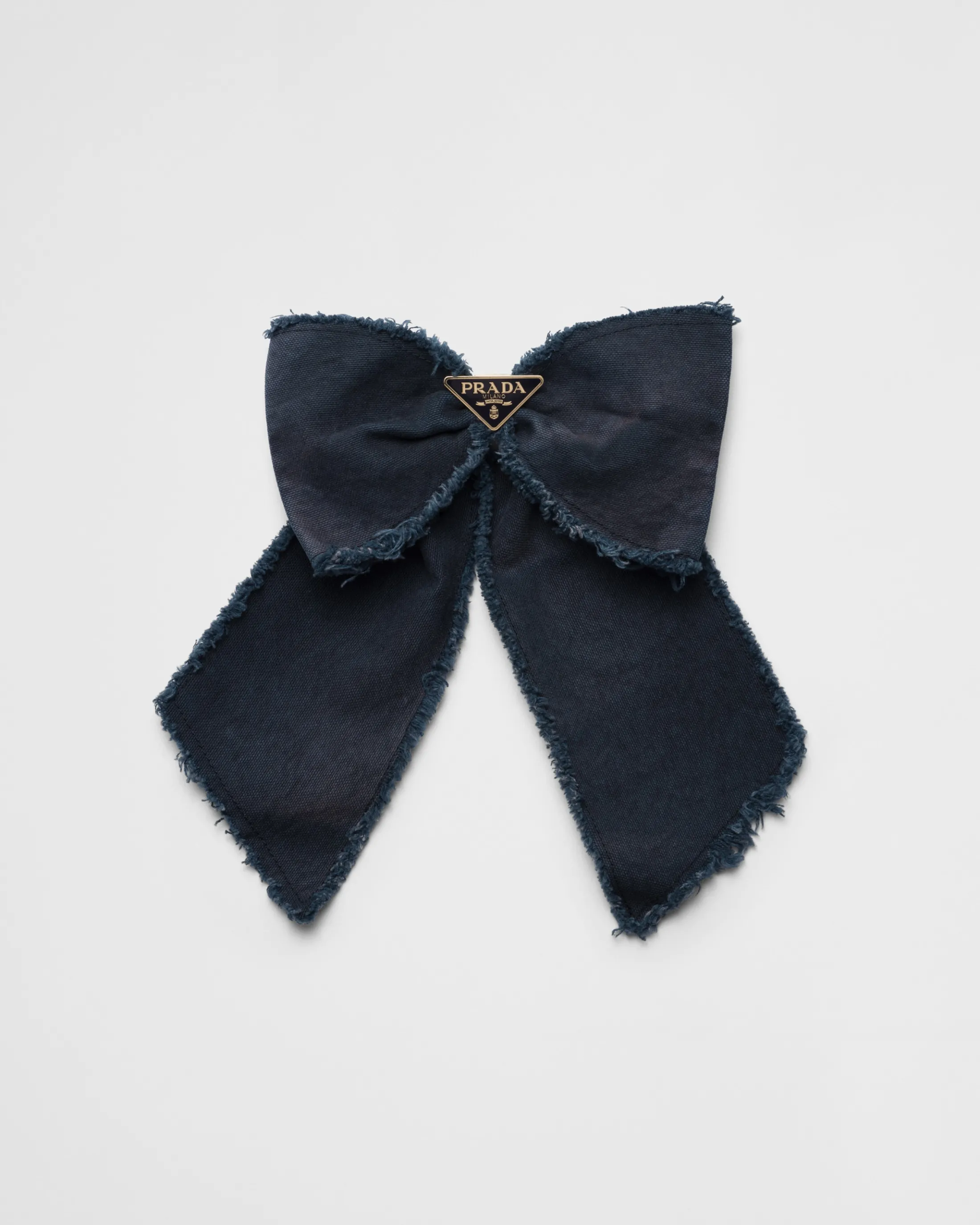 Prada Canvas hair clip Balticblue Best