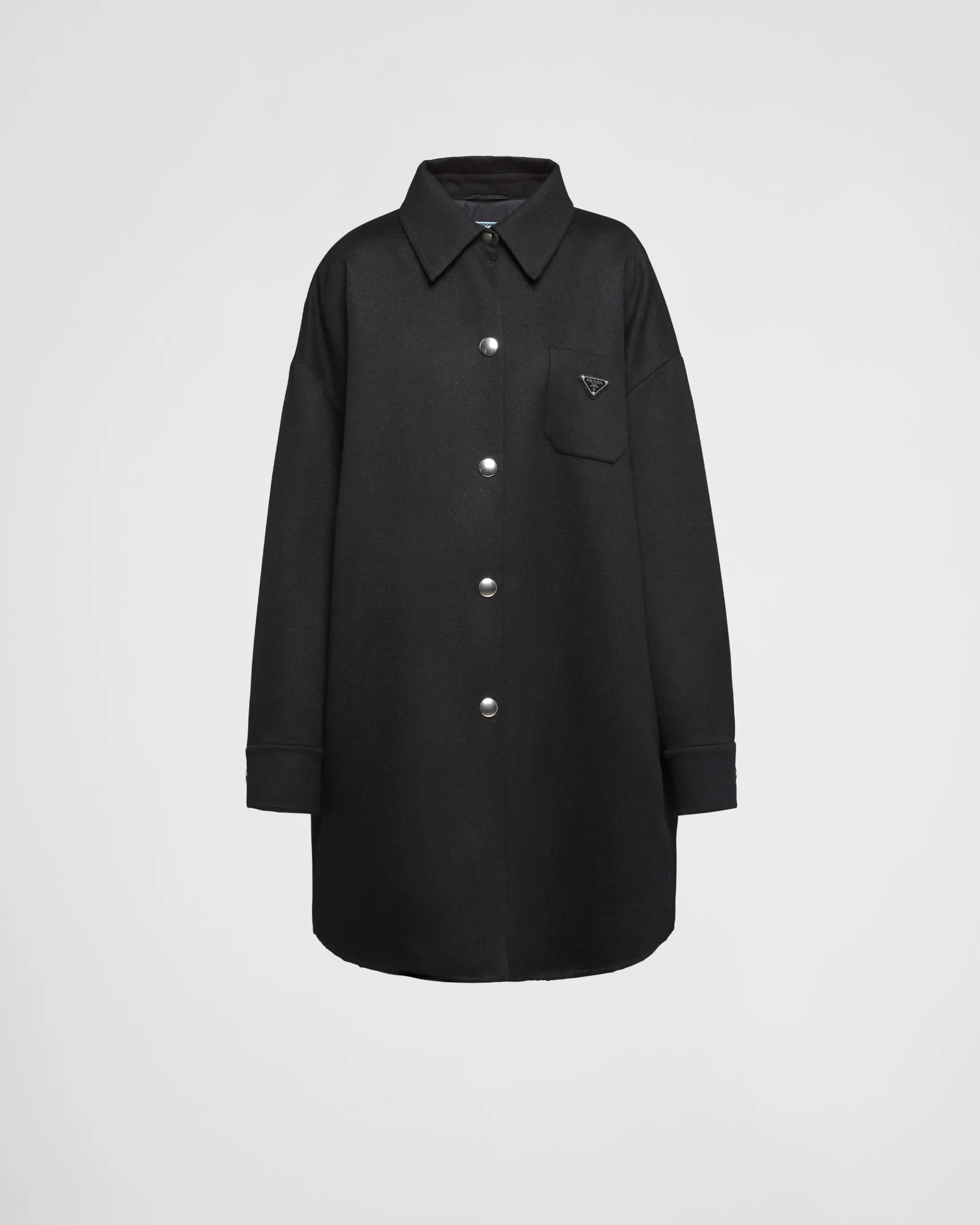 Prada Cashgora oversized blouson Black Sale