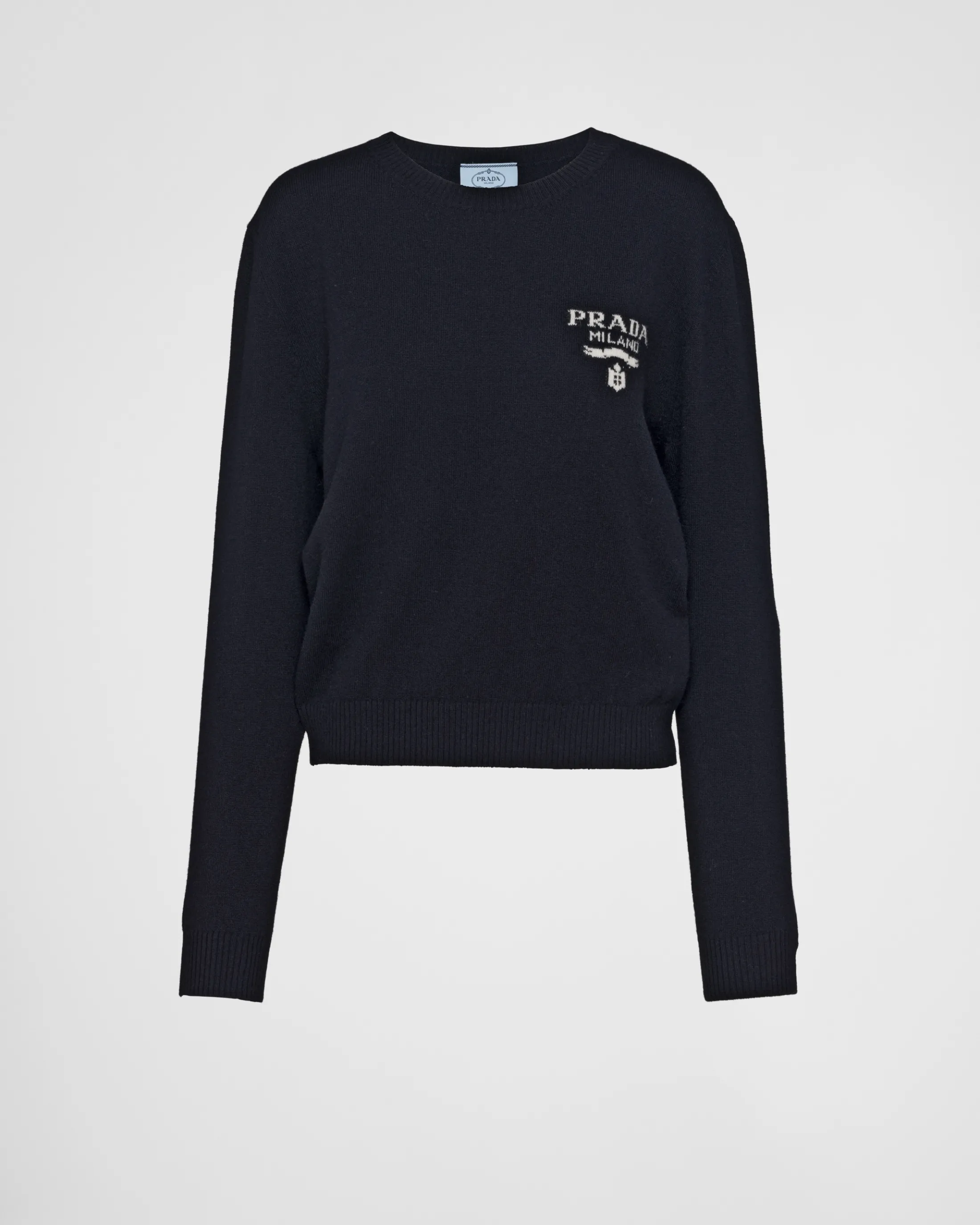 Prada Cashmere and silk sweater Navy Fashion