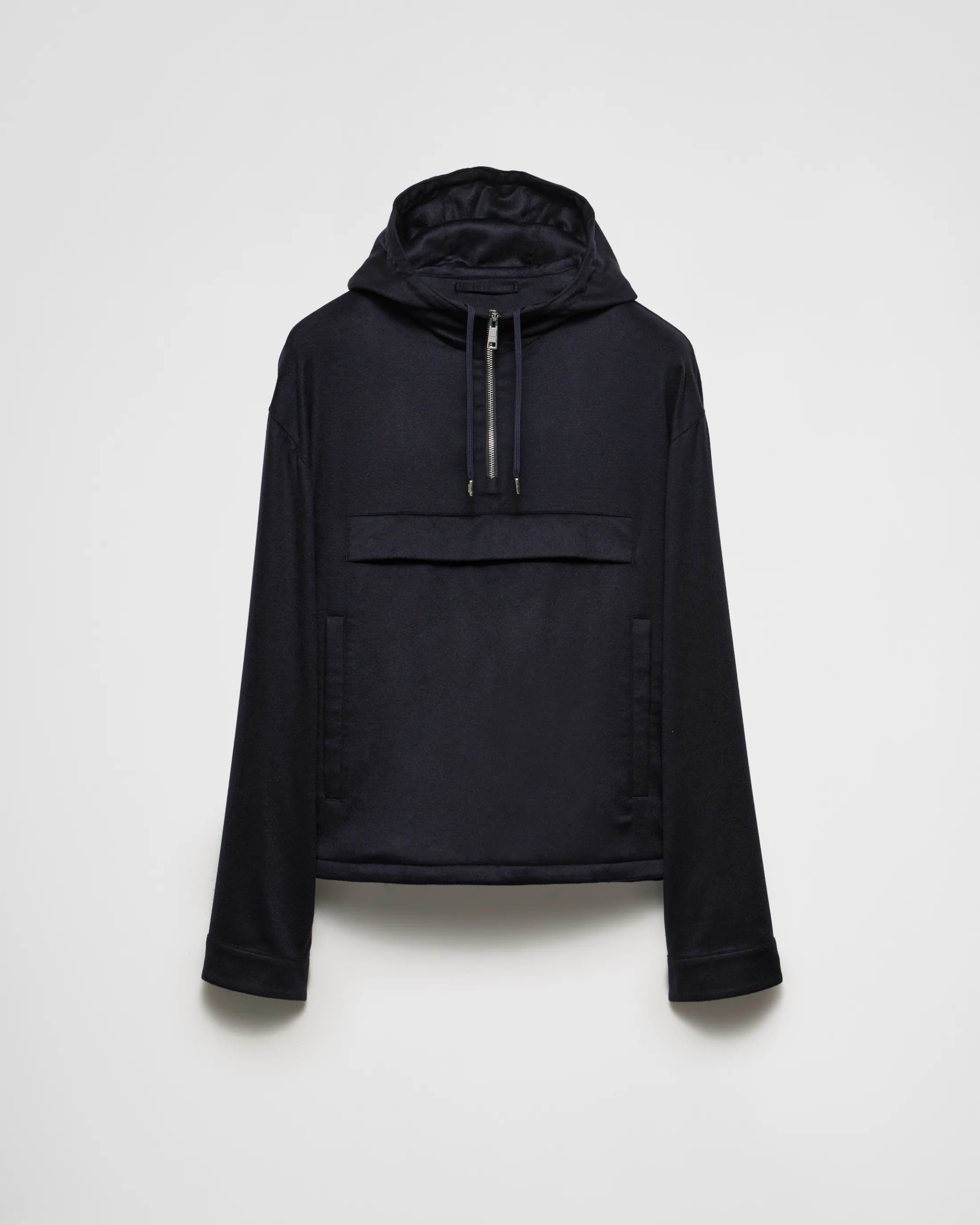 Prada Cashmere anorak Navy Discount