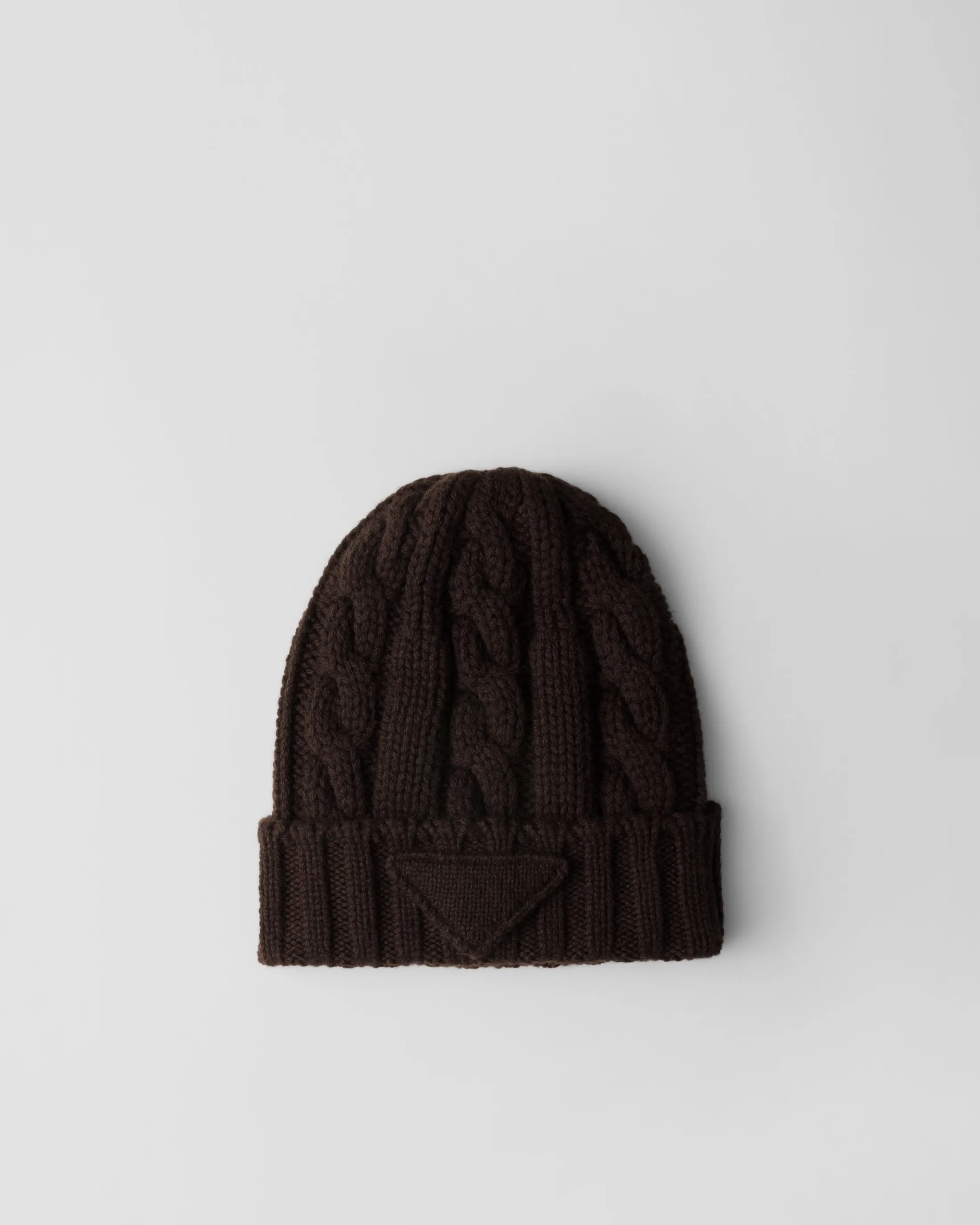 Prada Cashmere beanie Darkbrown Outlet