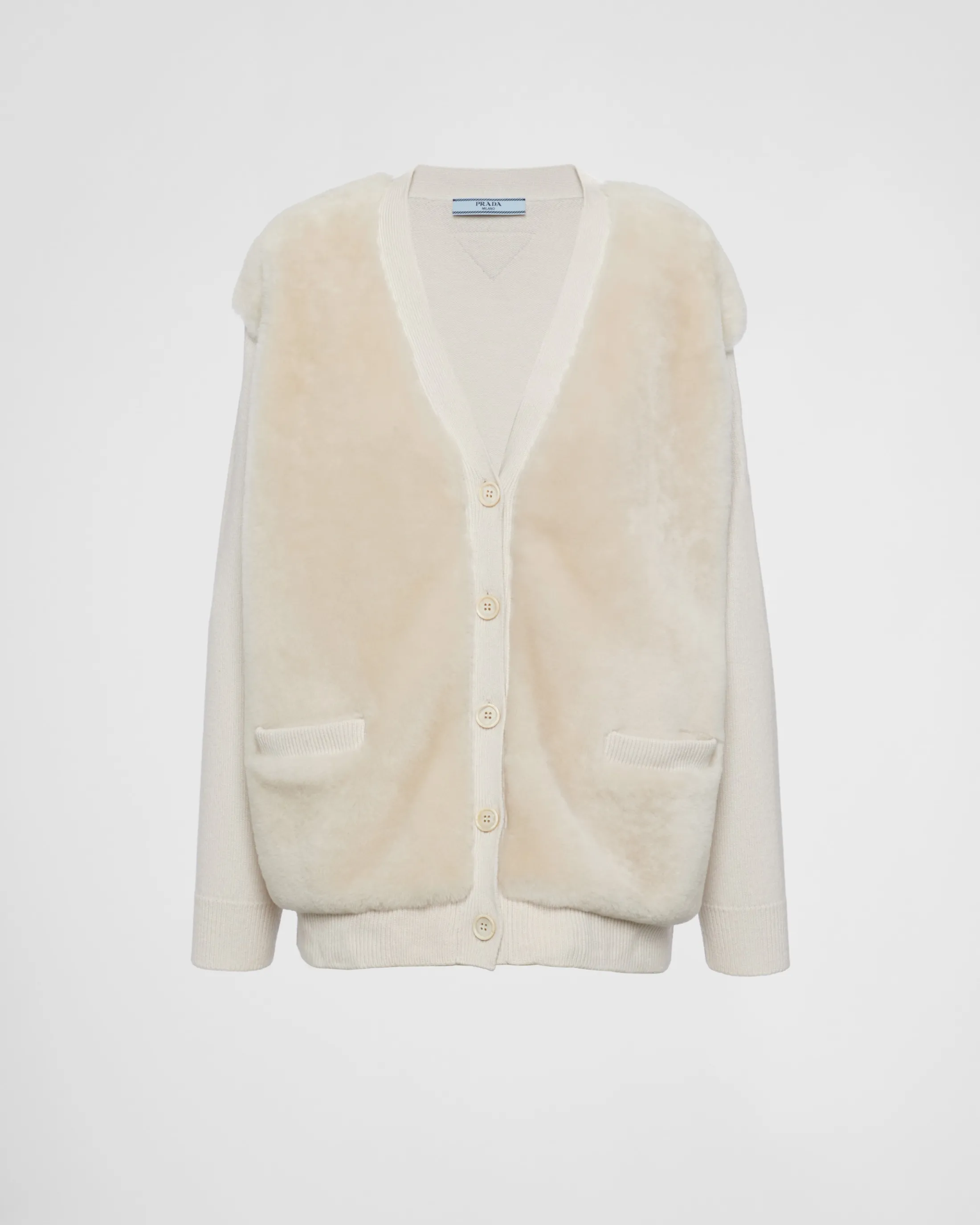 Prada Cashmere cardigan Ivory Hot