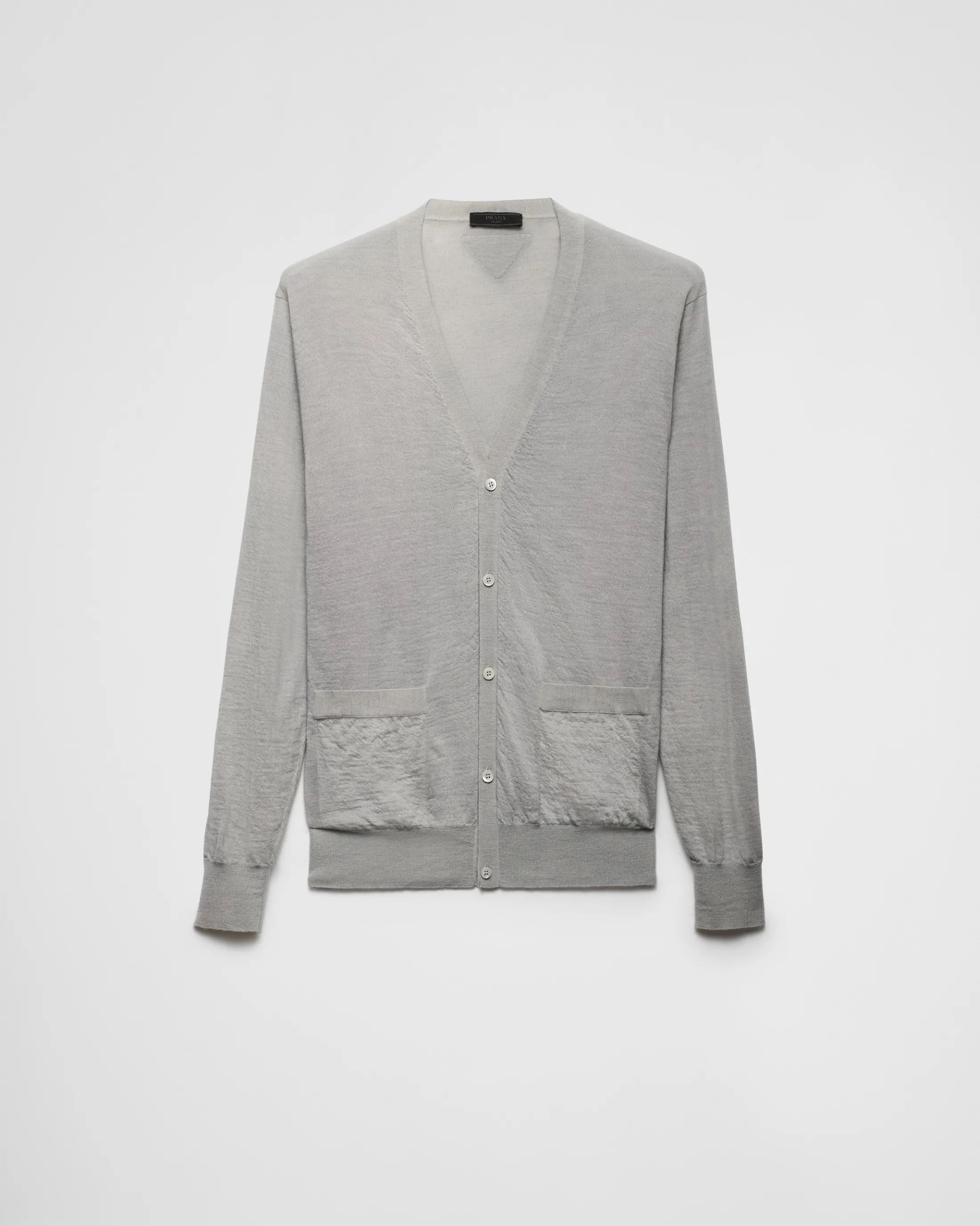 Prada Cashmere cardigan Granitegray Discount