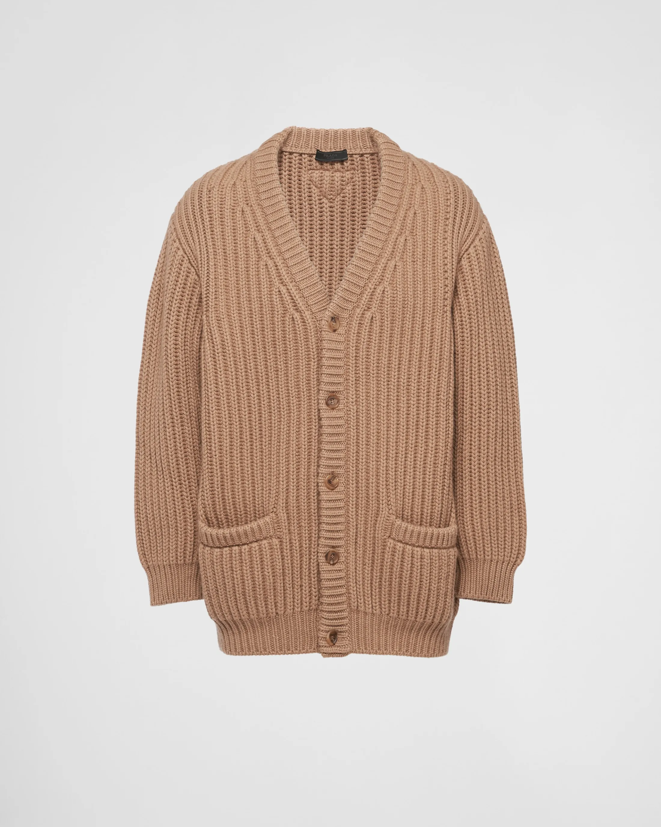 Prada Cashmere cardigan Camelbrown Hot