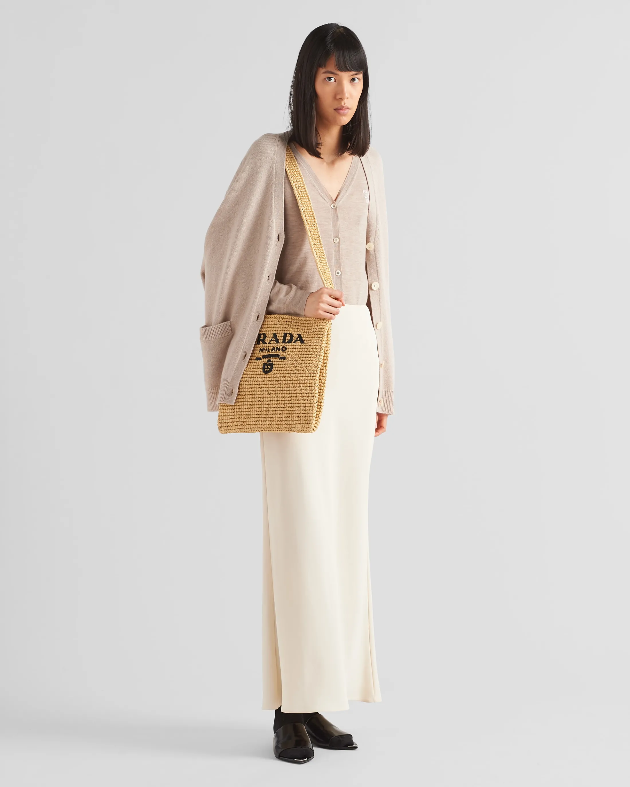 Prada Cashmere cardigan Desertbeige Online