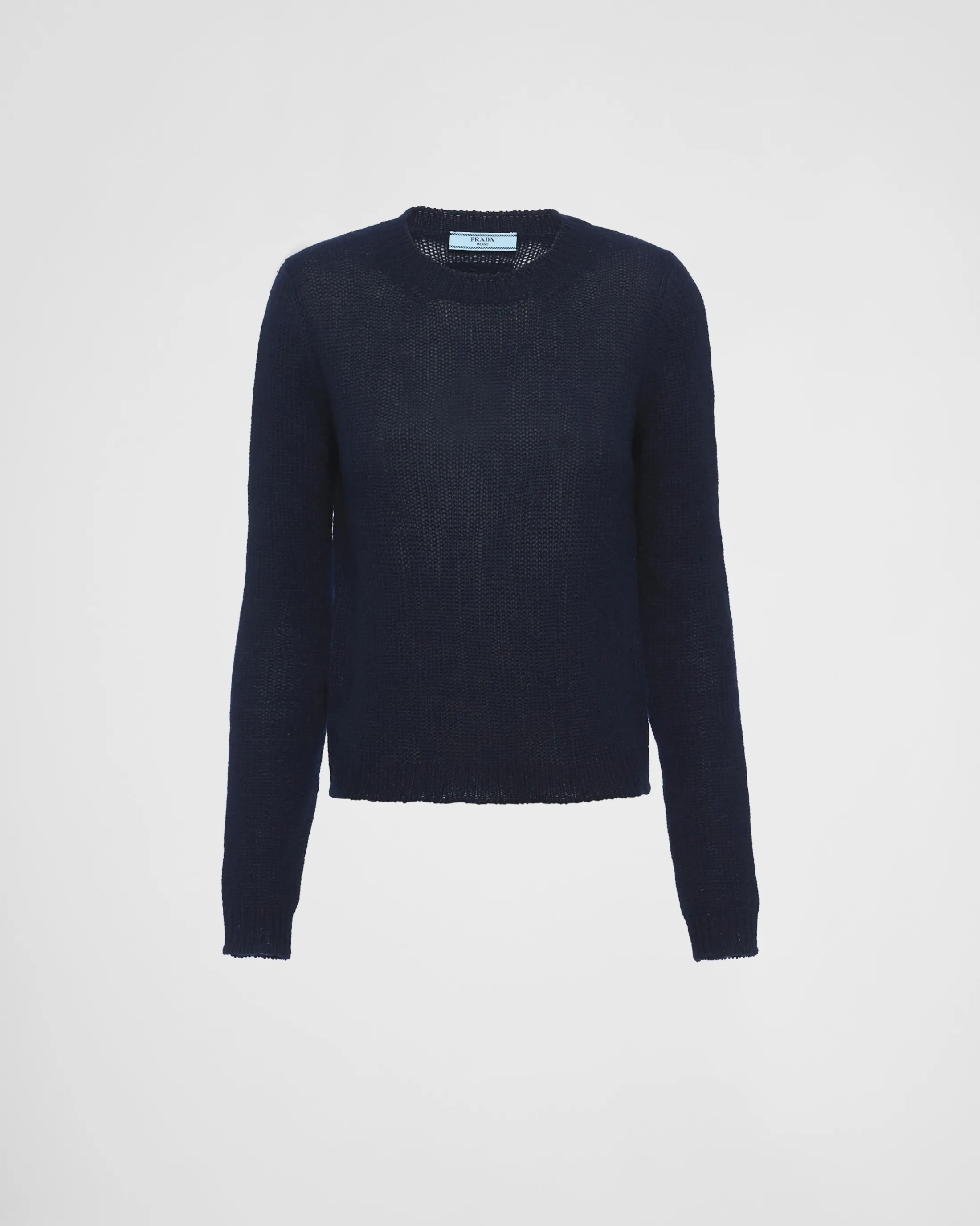 Prada Cashmere crew-neck sweater Navy Fashion