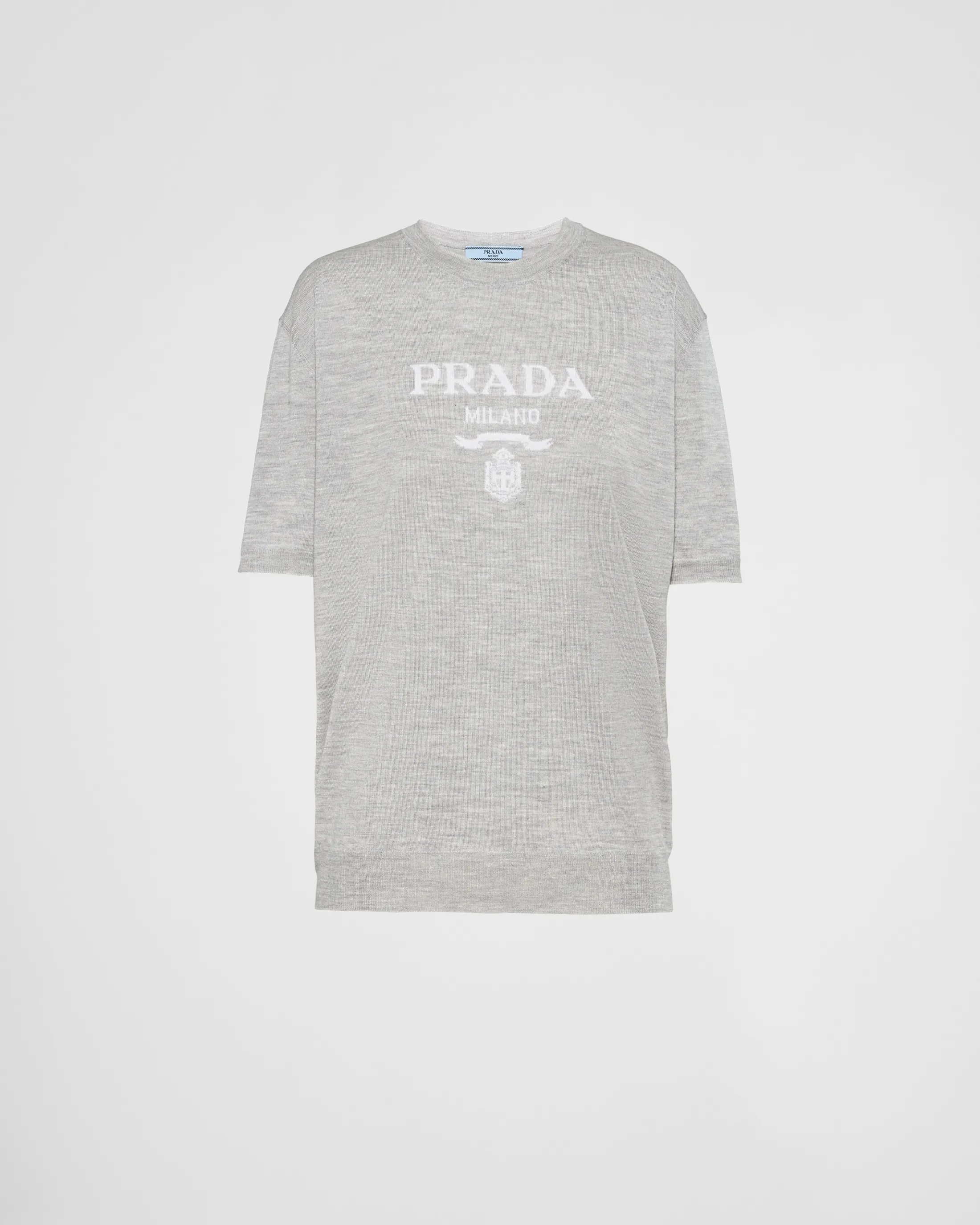 Prada Cashmere crew-neck sweater Marblegray Sale