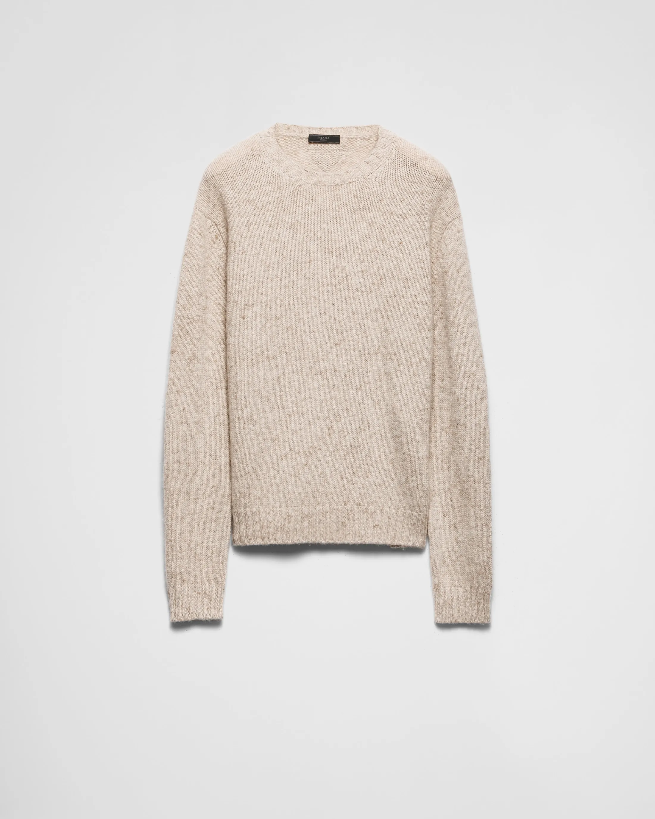 Prada Cashmere crew-neck sweater Desertbeige Fashion