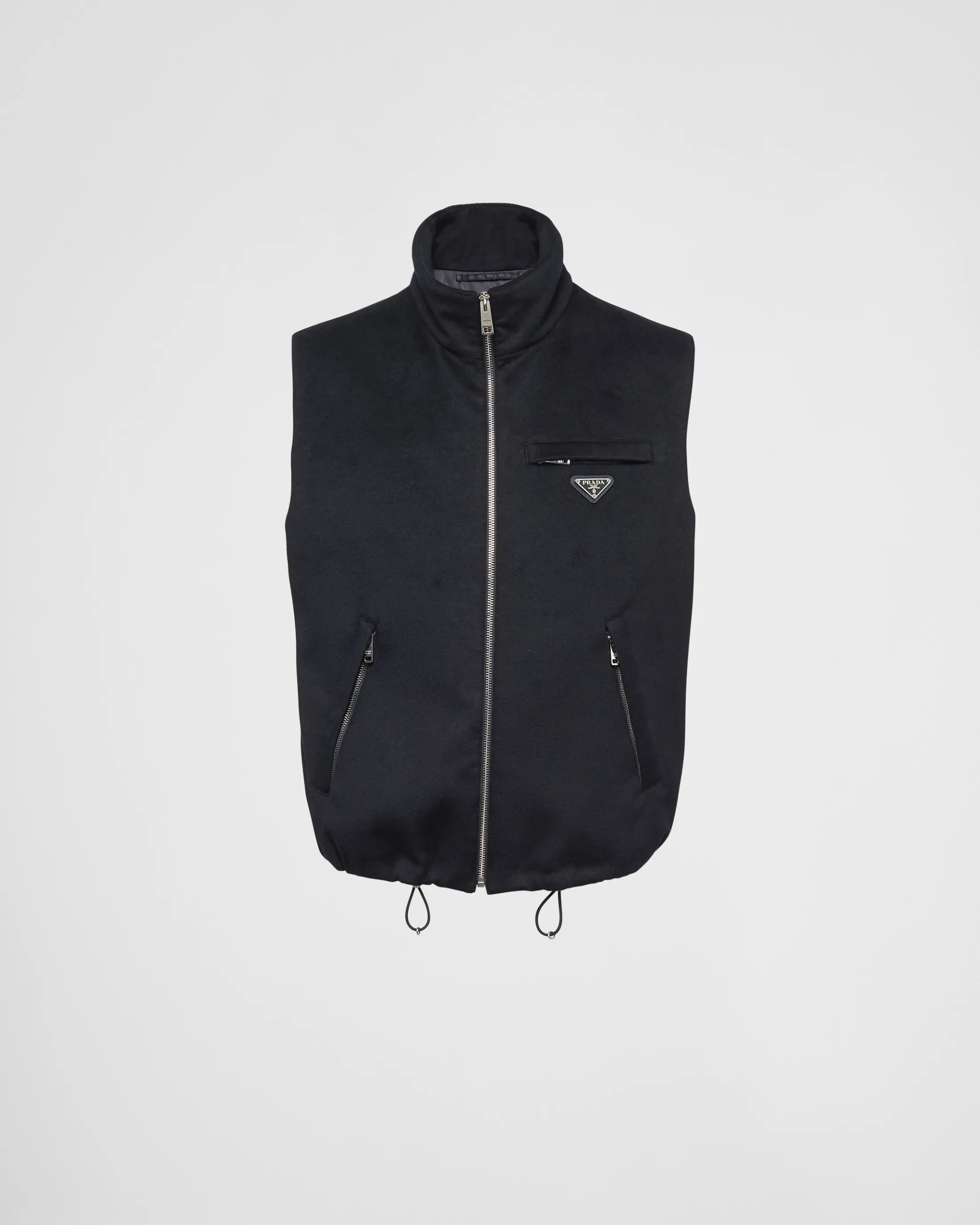 Prada Cashmere down vest Navy Hot