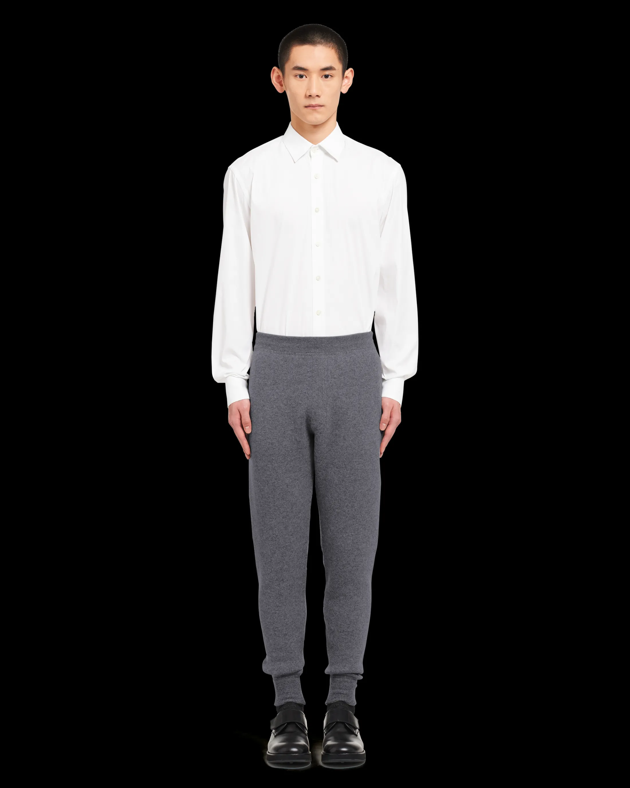 Prada Cashmere pants Slategray Sale