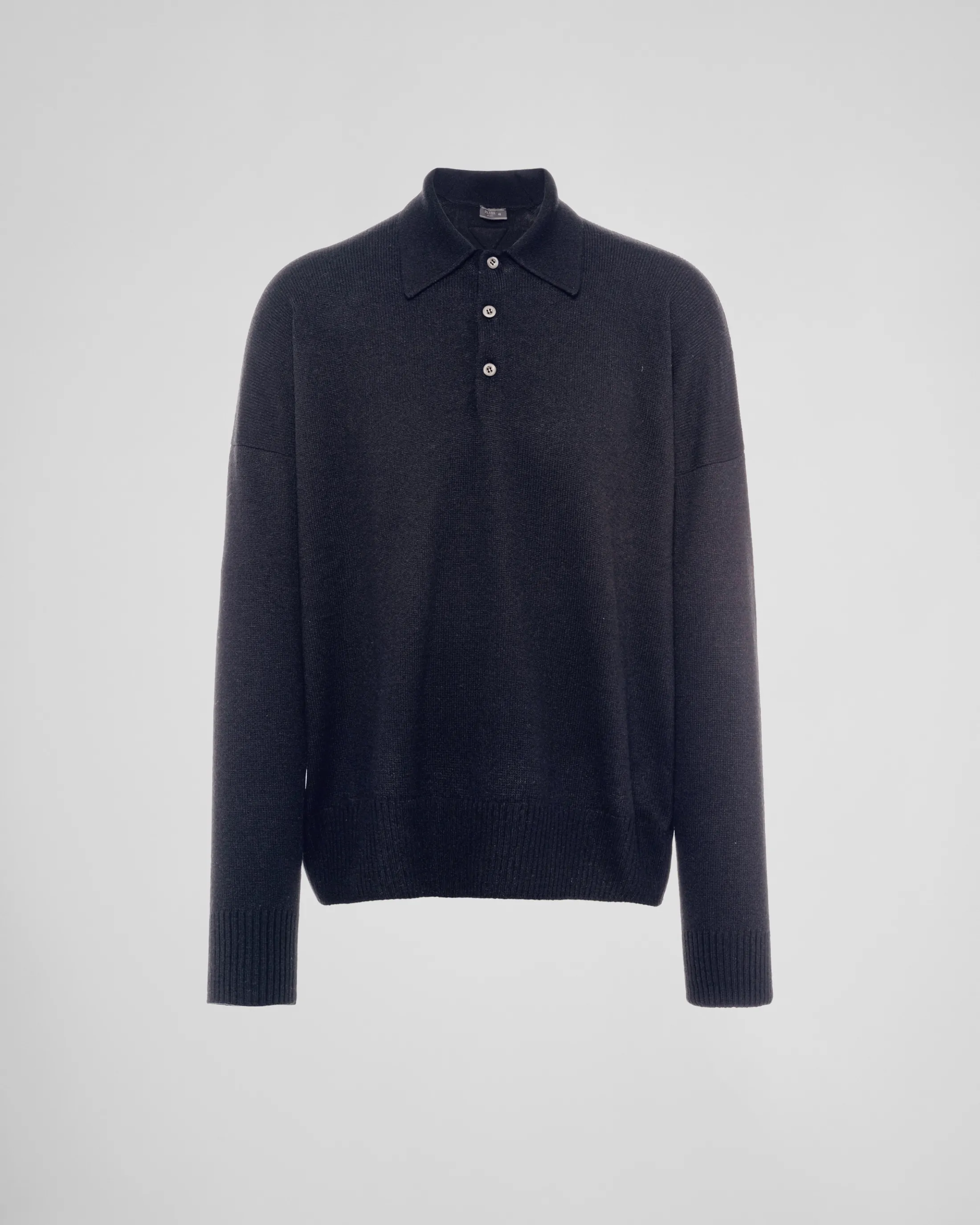 Prada Cashmere polo shirt Navy Store