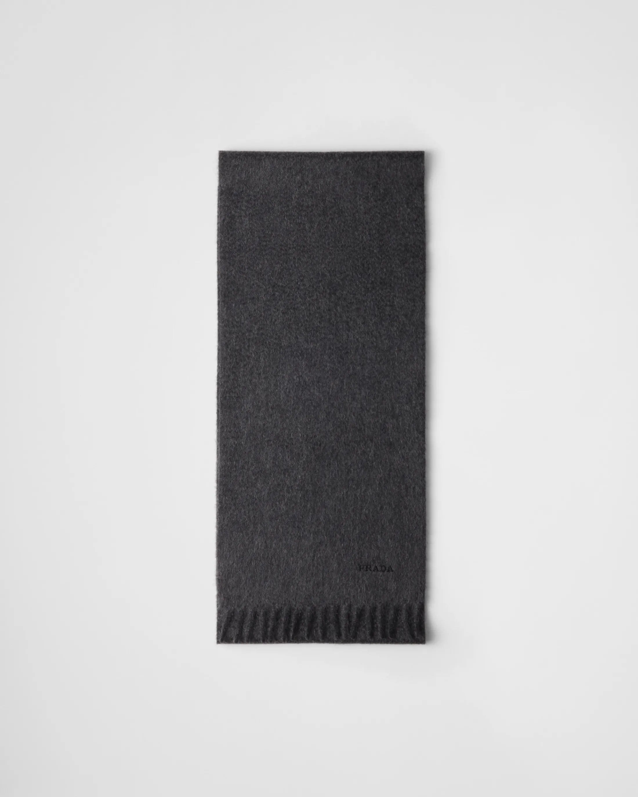 Prada Cashmere scarf Anthracitegray Cheap