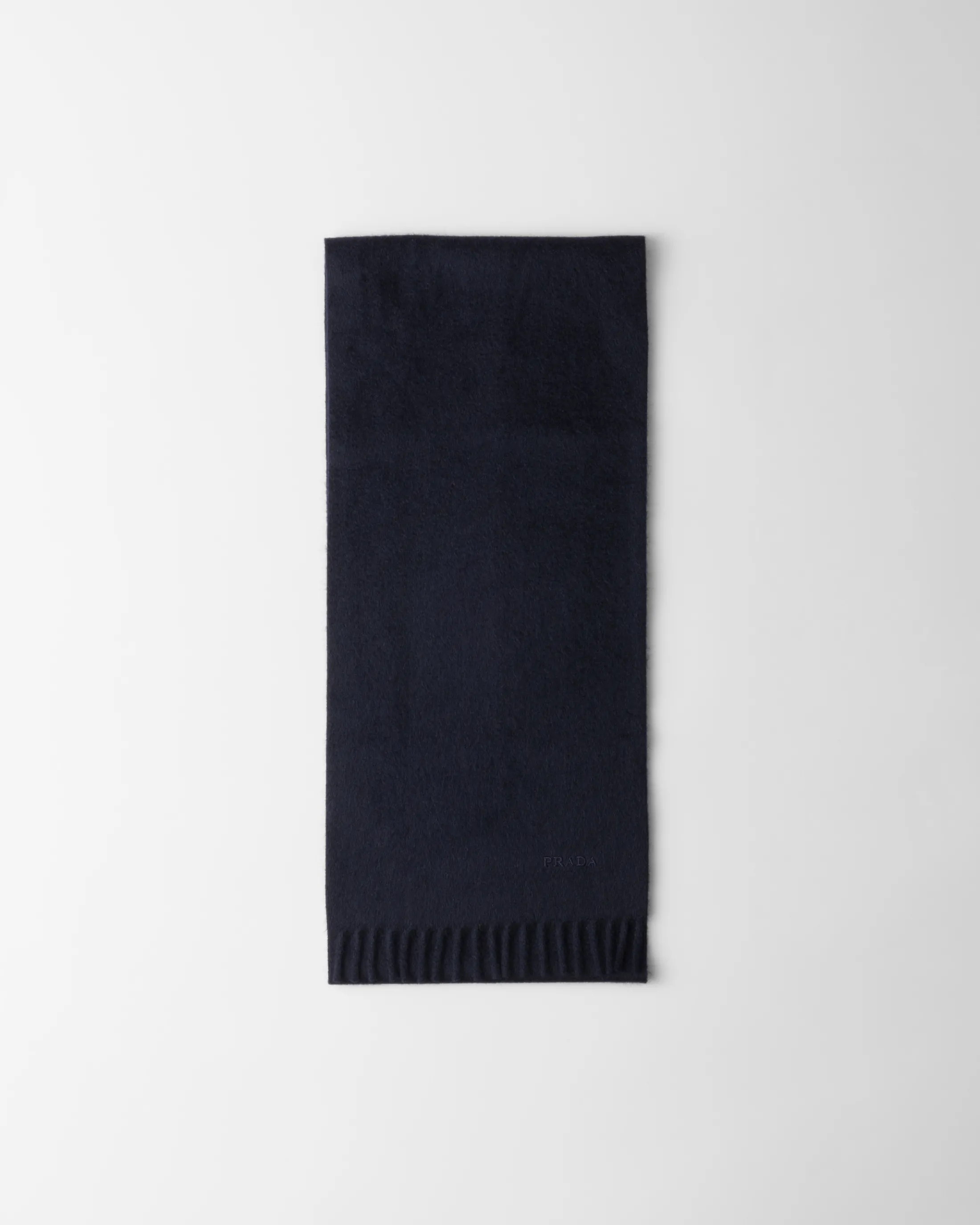 Prada Cashmere scarf Navy Clearance