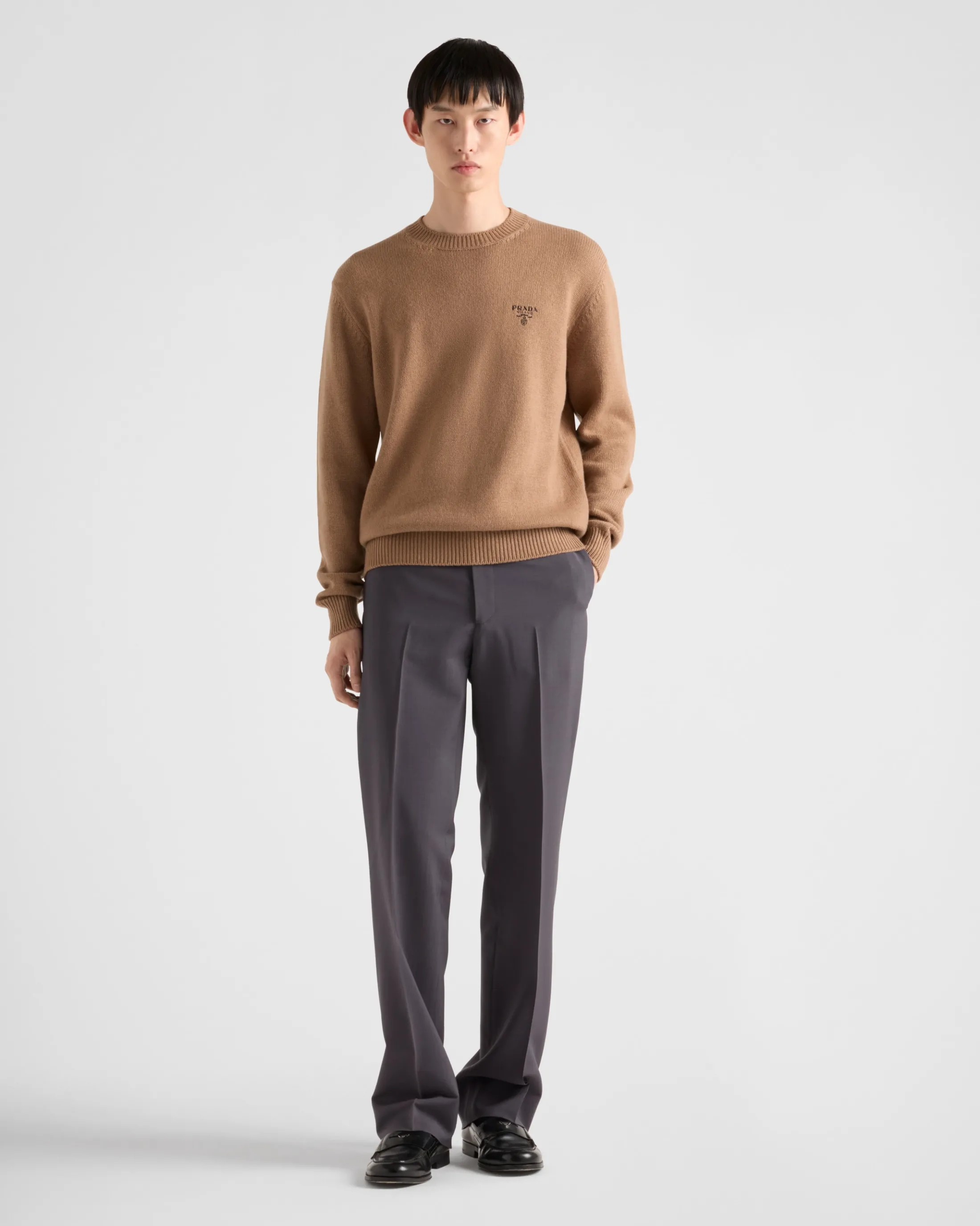 Prada Cashmere sweater Camelbrown Outlet