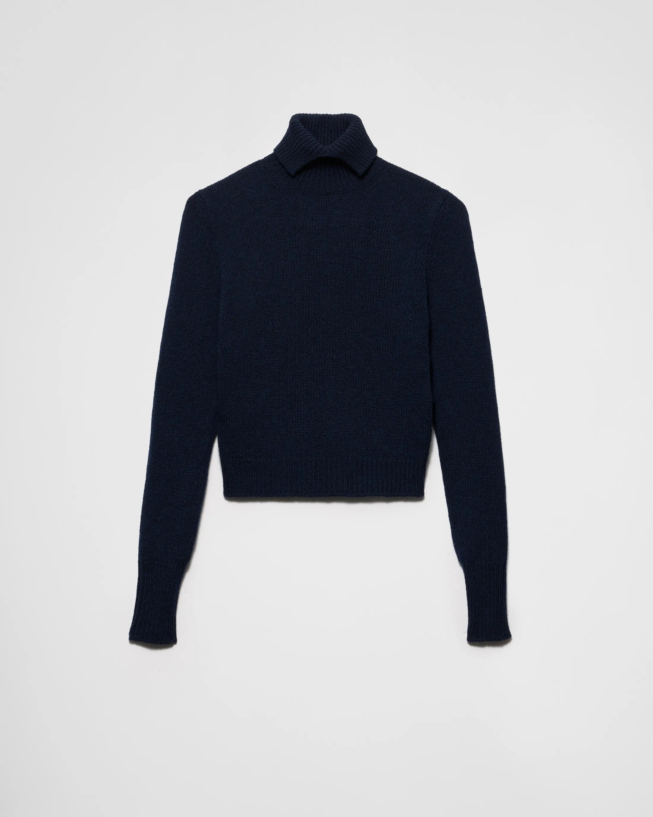 Prada Cashmere turtleneck sweater Navy Best