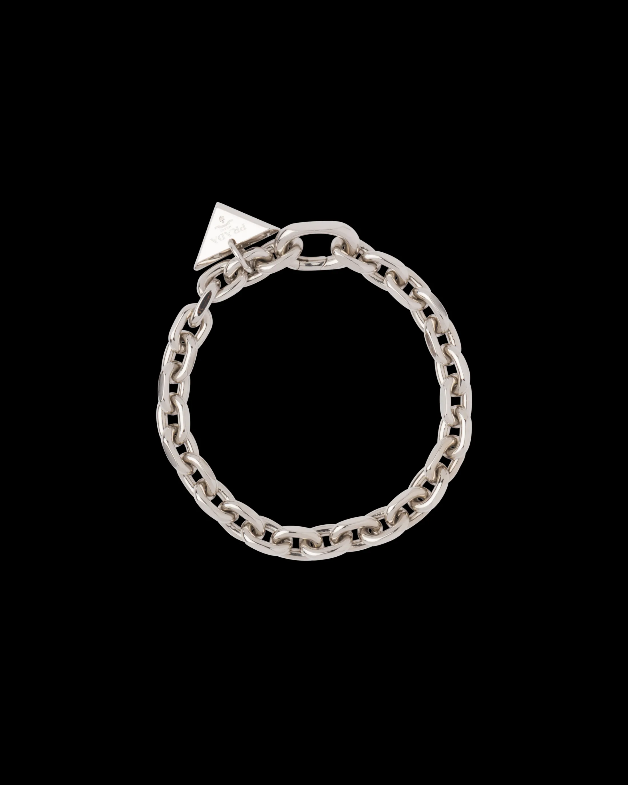 Prada Chain Jewels bracelet Silver Flash Sale