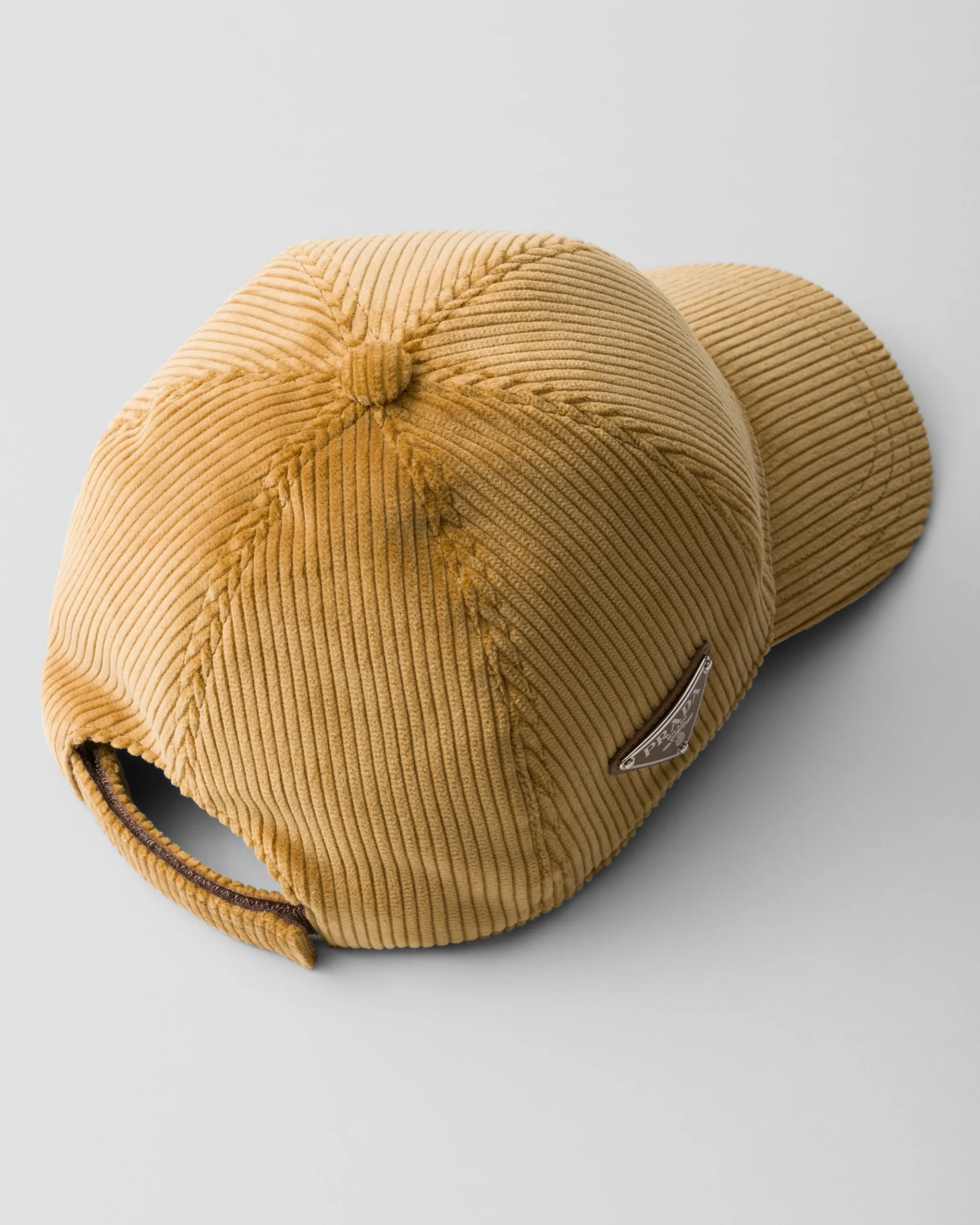 Prada Corduroy baseball cap Barley Discount