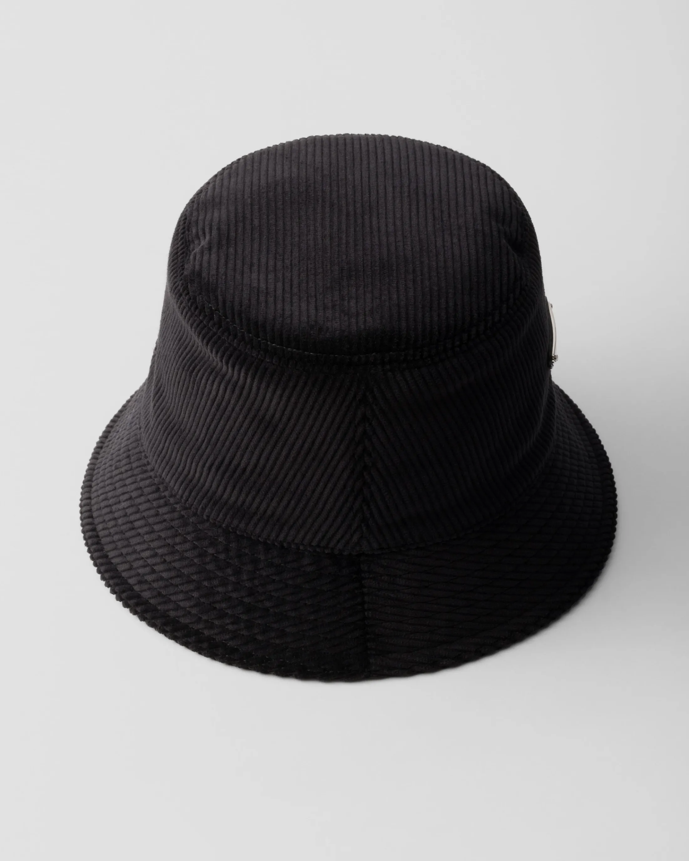 Prada Corduroy bucket hat Black Cheap