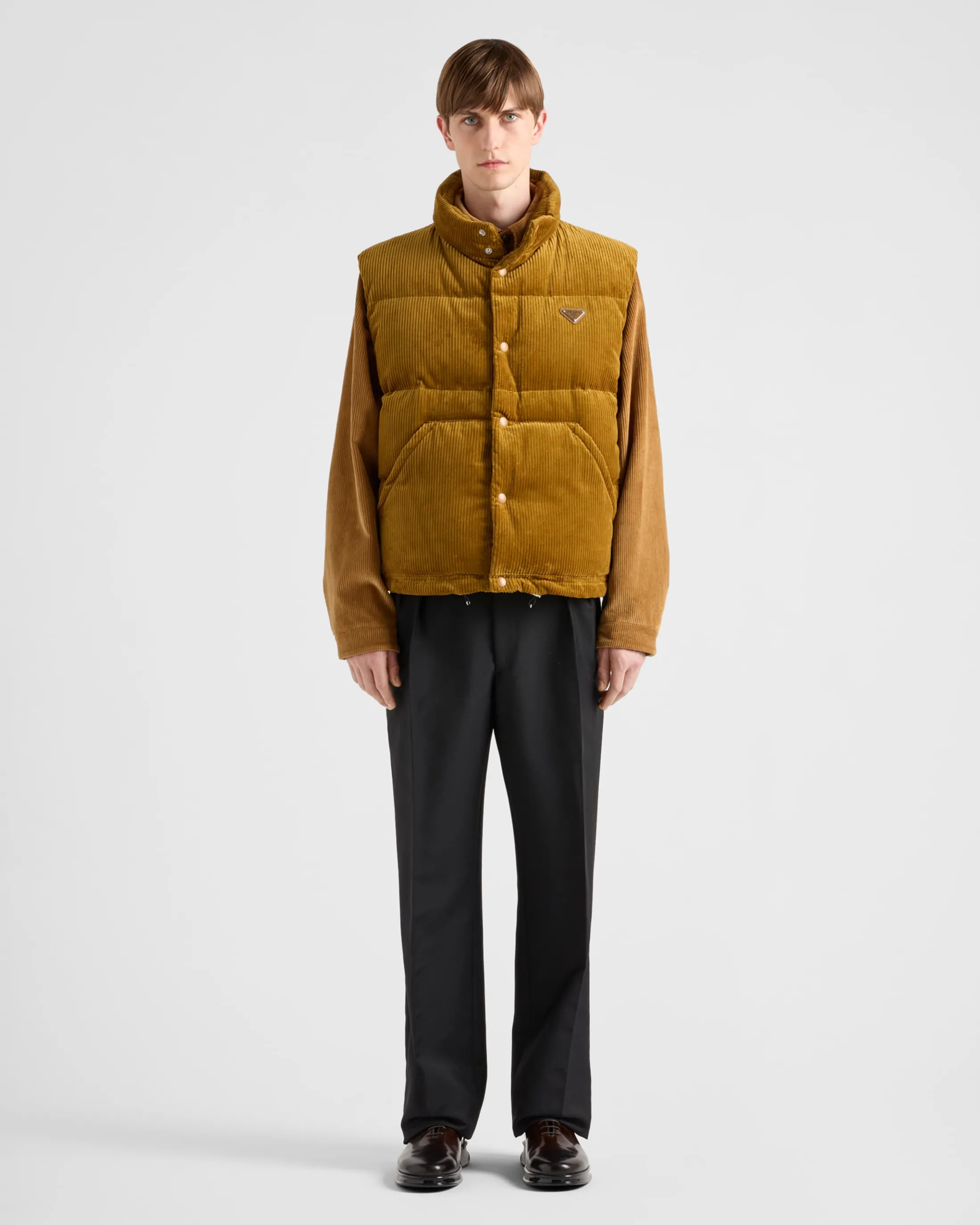 Prada Corduroy down vest Barley Outlet