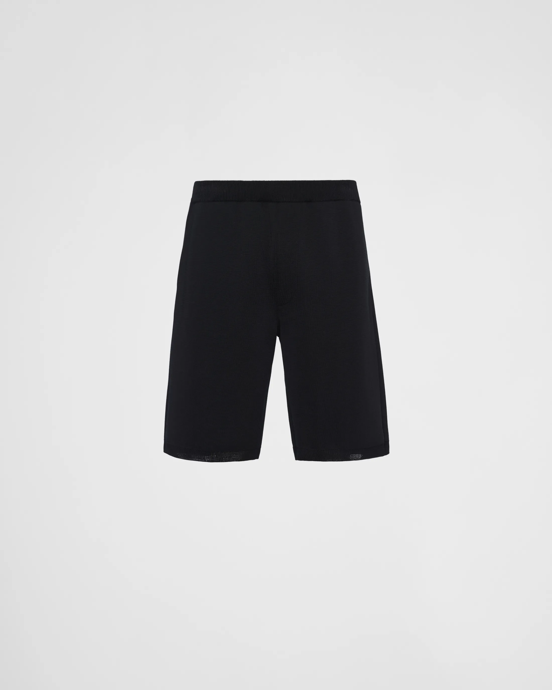 Prada Cotton and viscose Bermudas Black Store