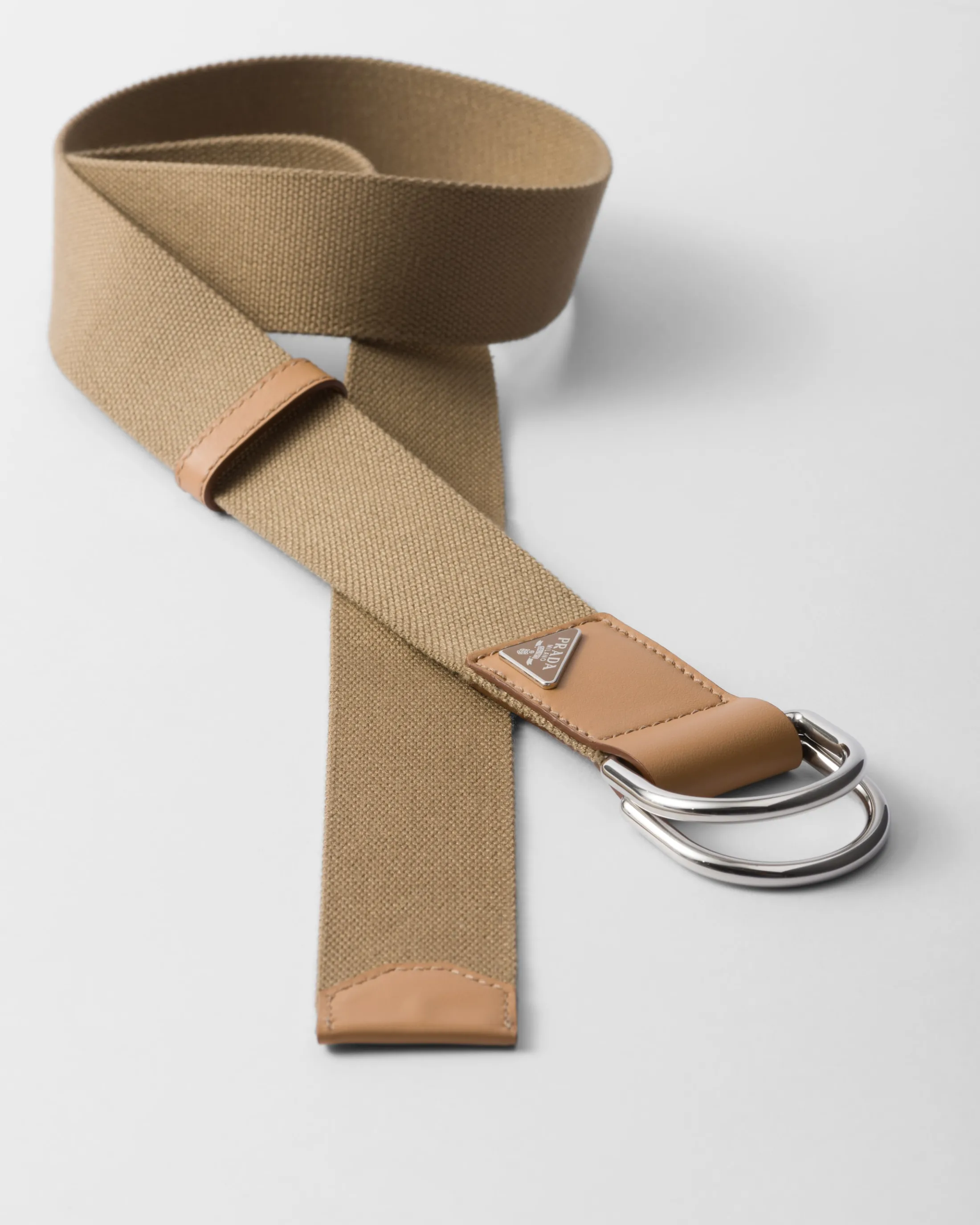 Prada Cotton belt Desertbeige Best