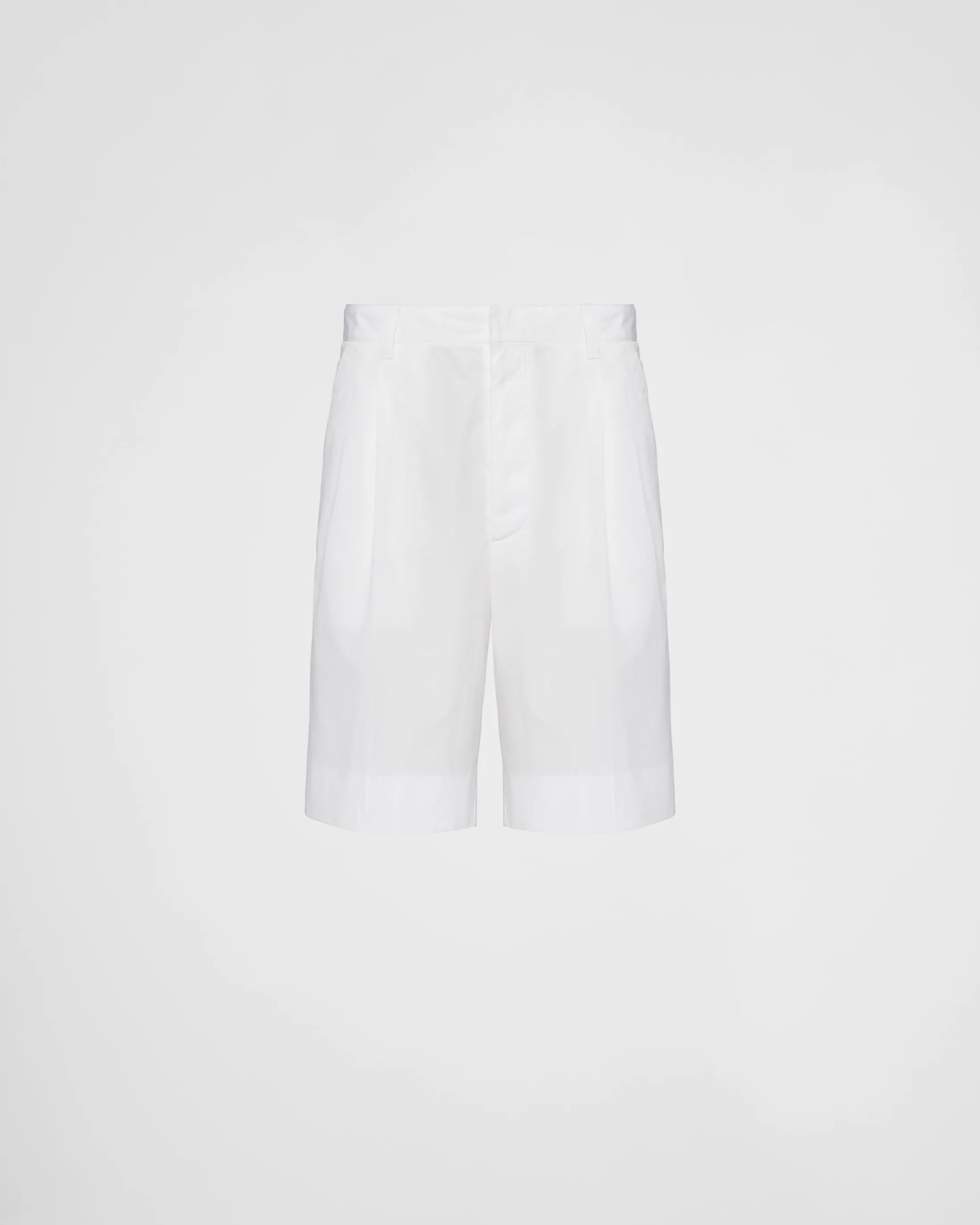 Prada Cotton Bermudas White Store