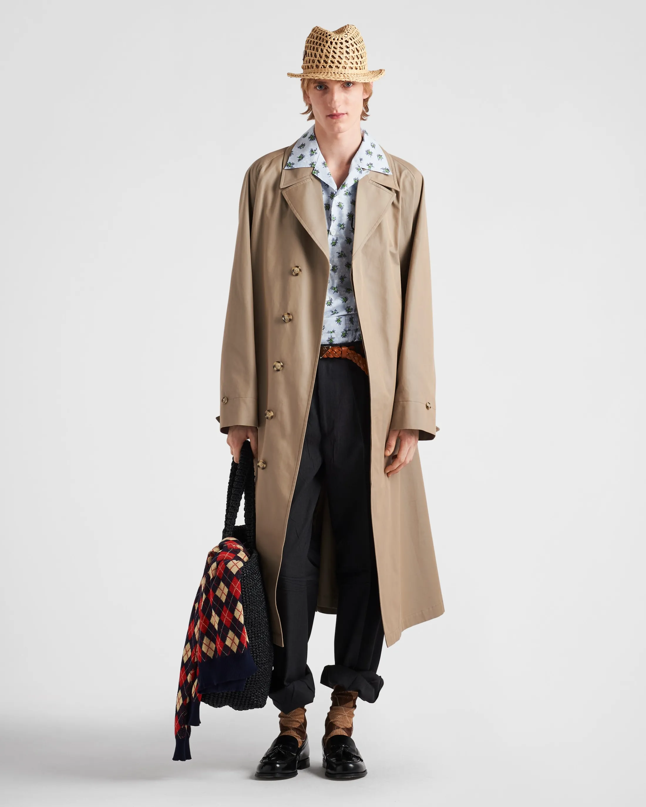 Prada Cotton coat Beige Best Sale