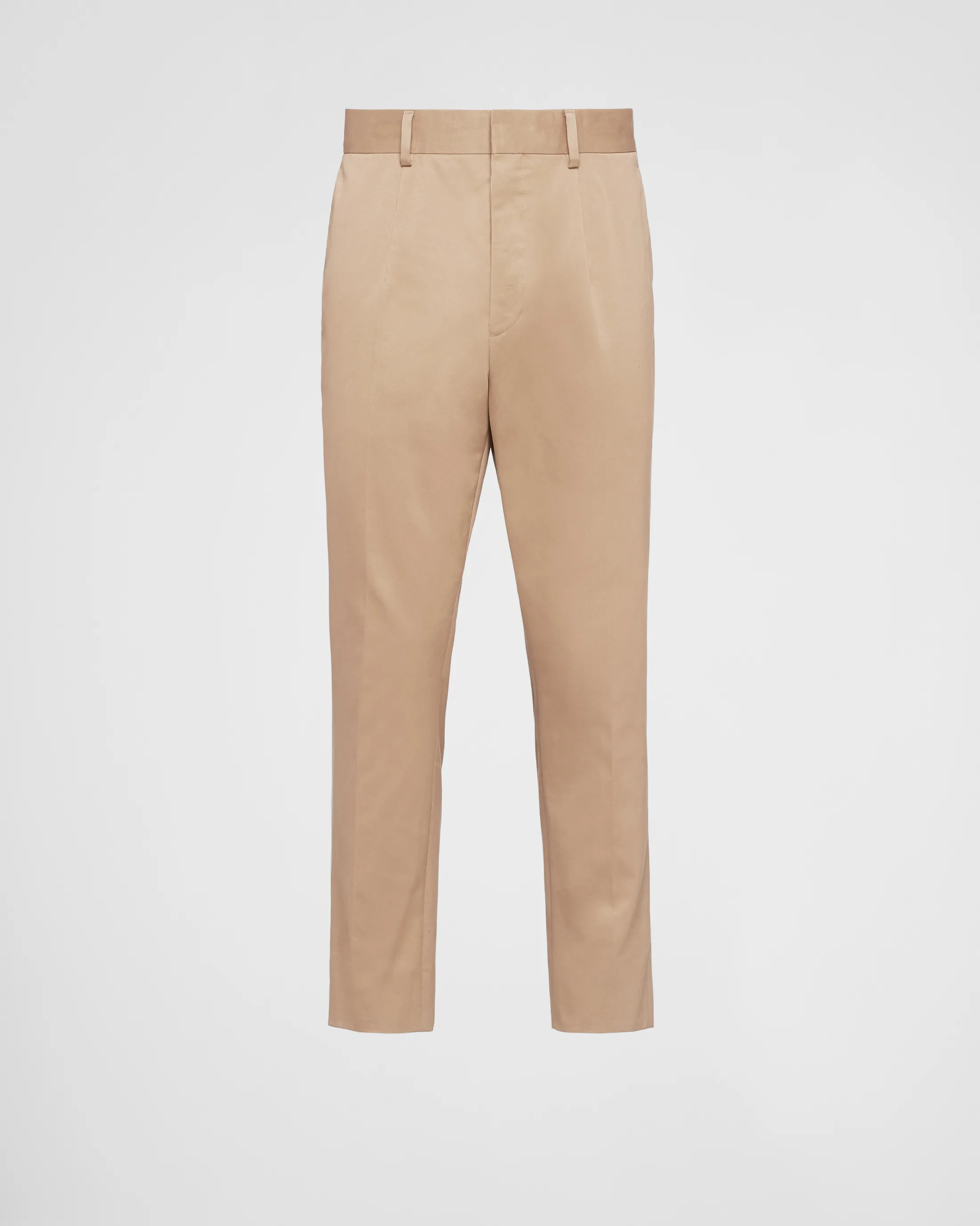 Prada Cotton gabardine pants Khaki Hot