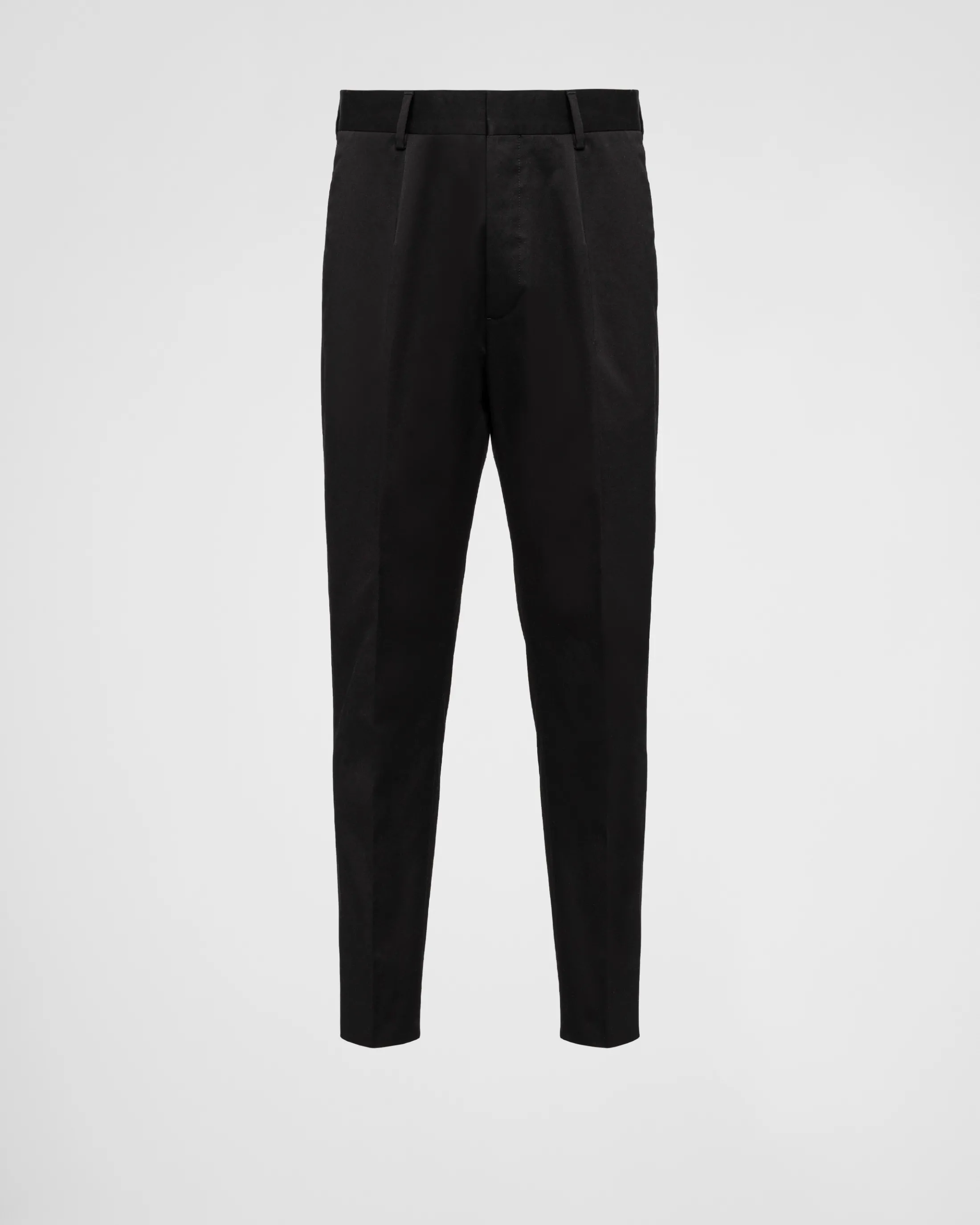 Prada Cotton gabardine pants Black Best Sale