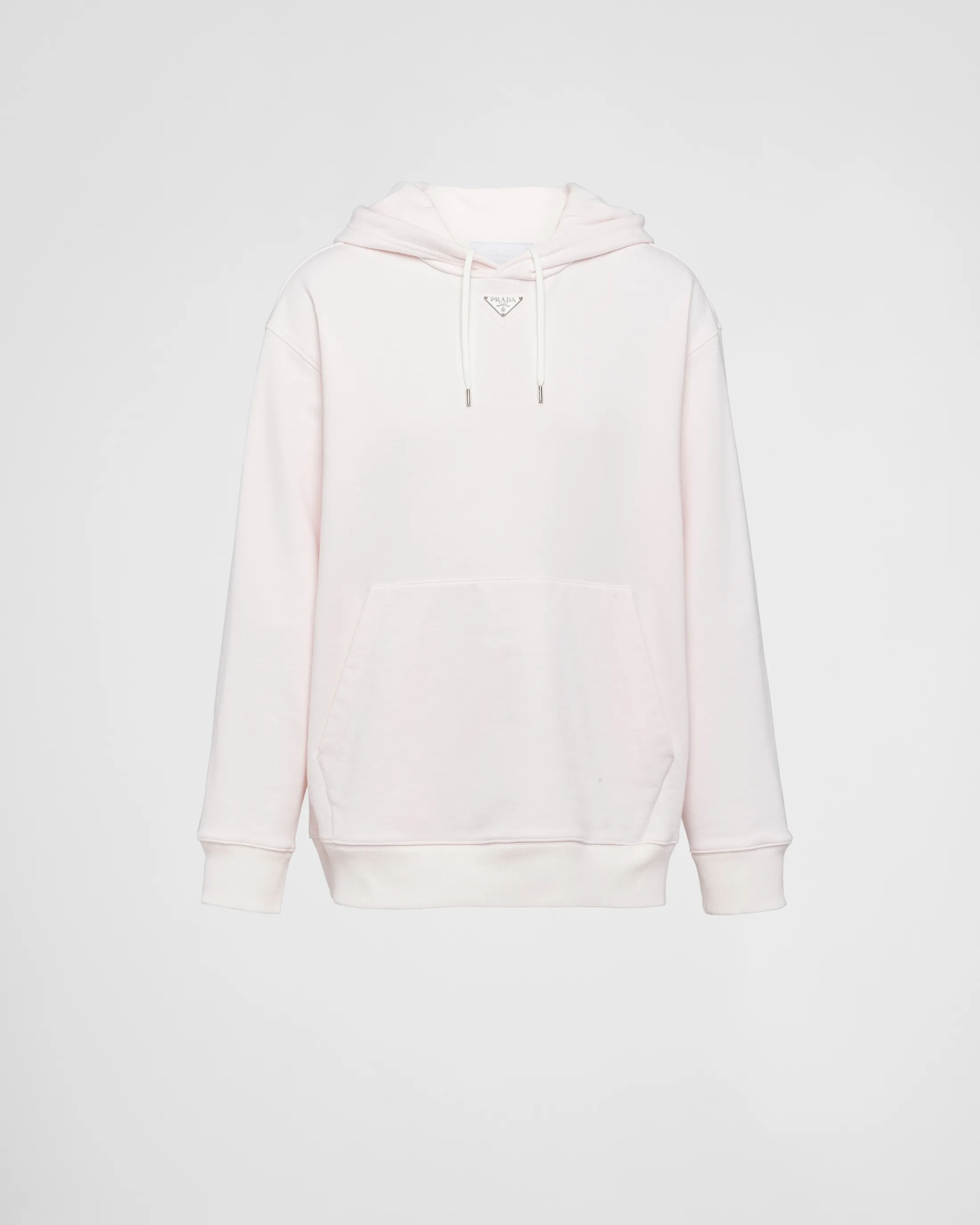 Prada Cotton hoodie Petalpink Clearance