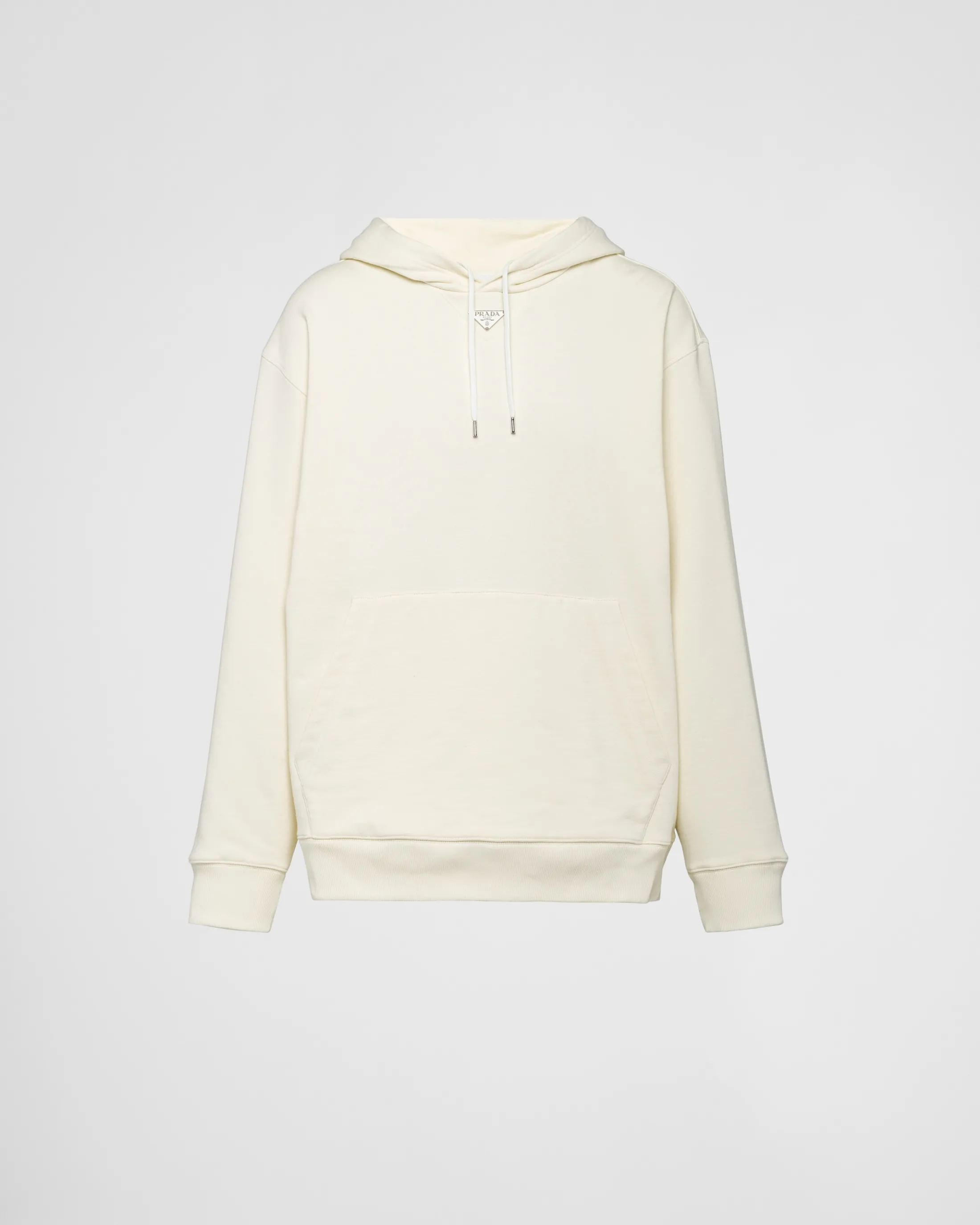 Prada Cotton hoodie Vanilla Shop