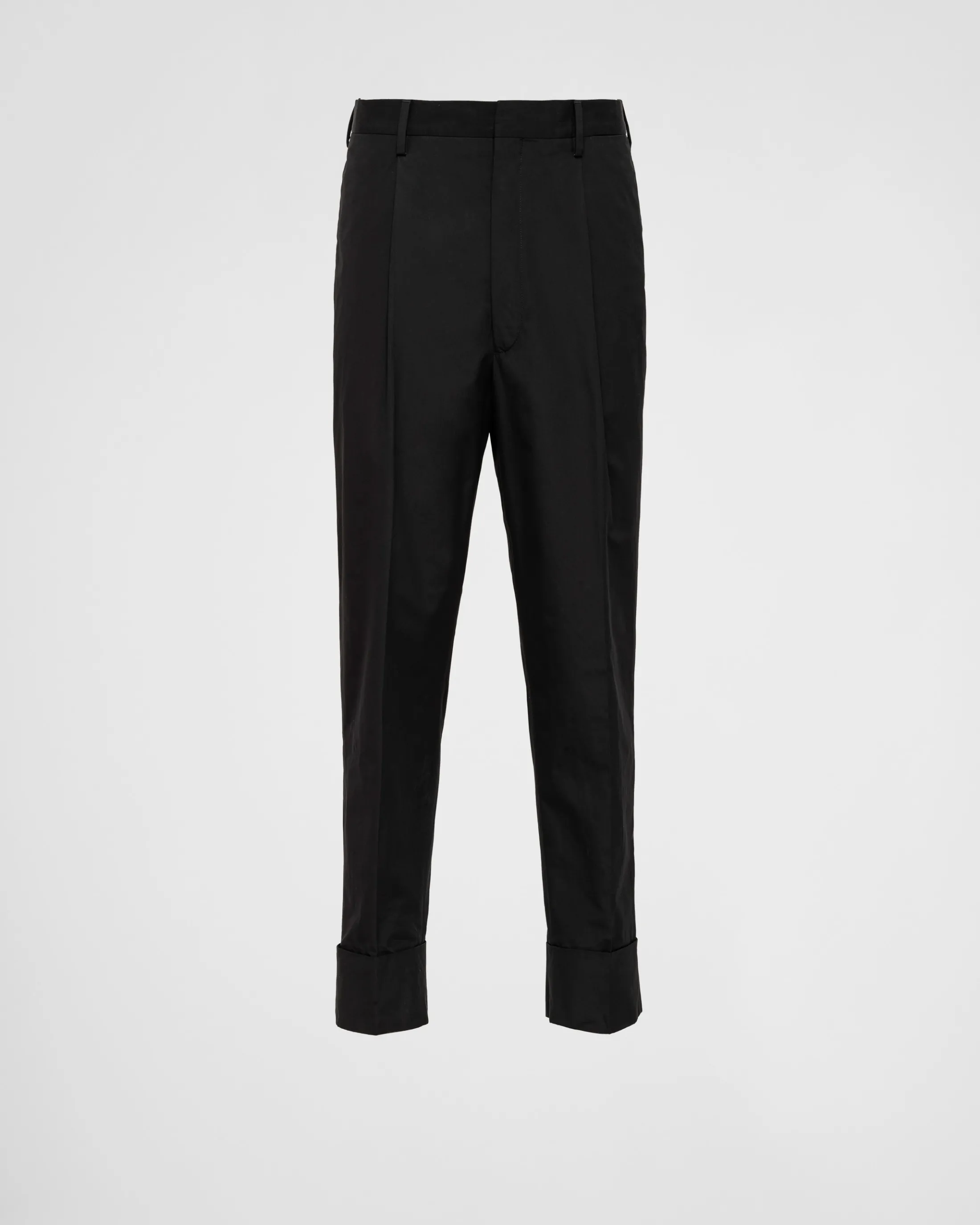 Prada Cotton pants Black Cheap