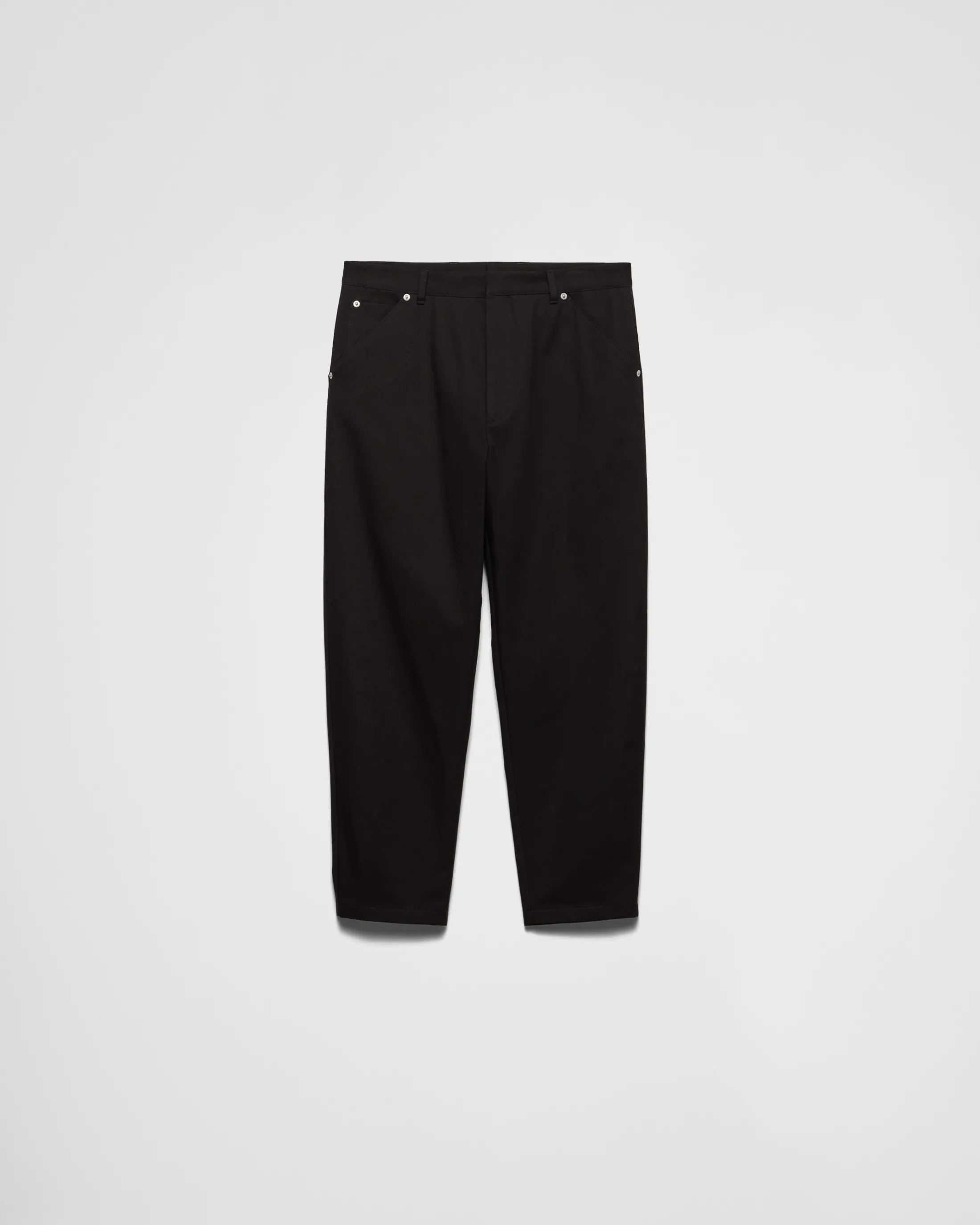 Prada Cotton pants Black Cheap