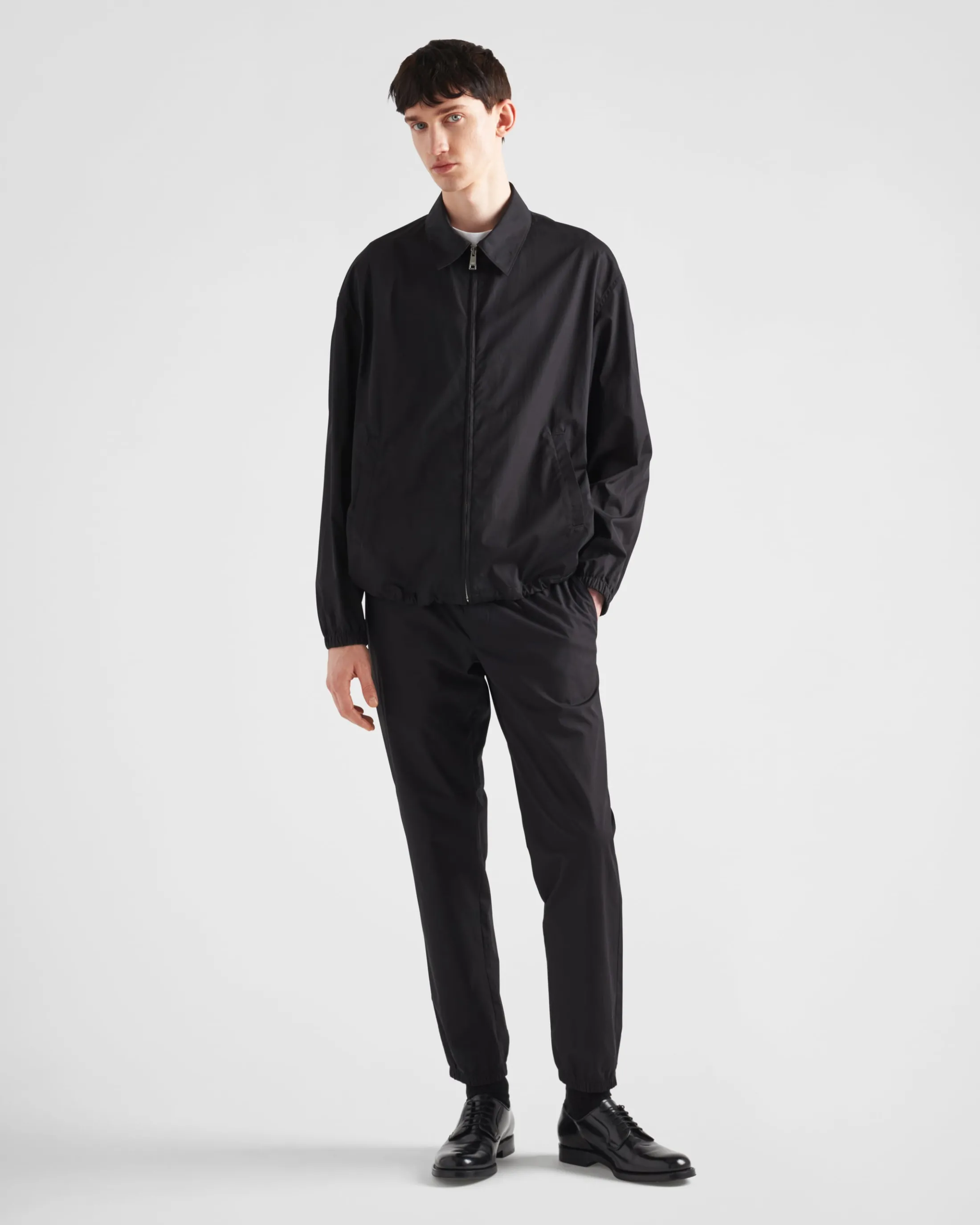 Prada Cotton pants Black Flash Sale