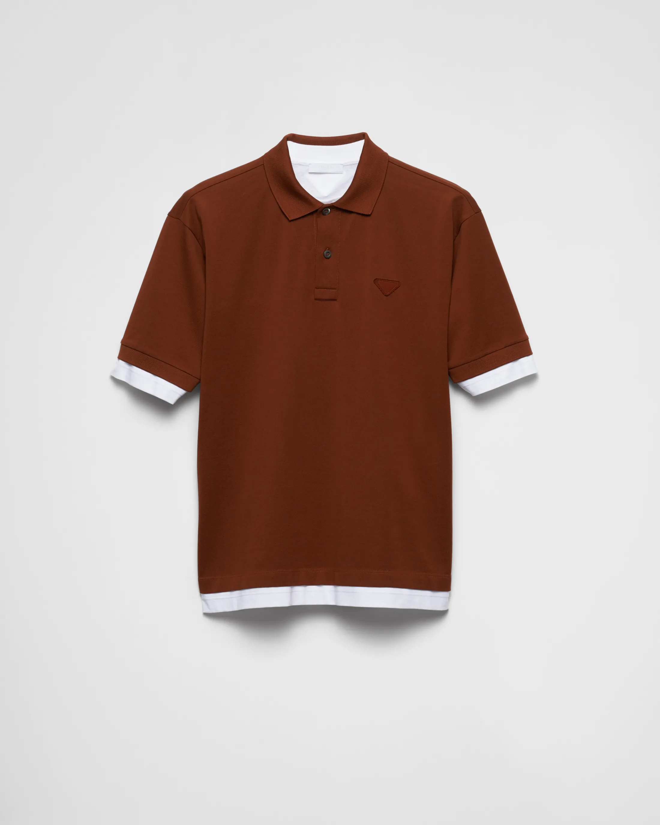 Prada Cotton polo shirt Tobacco Store