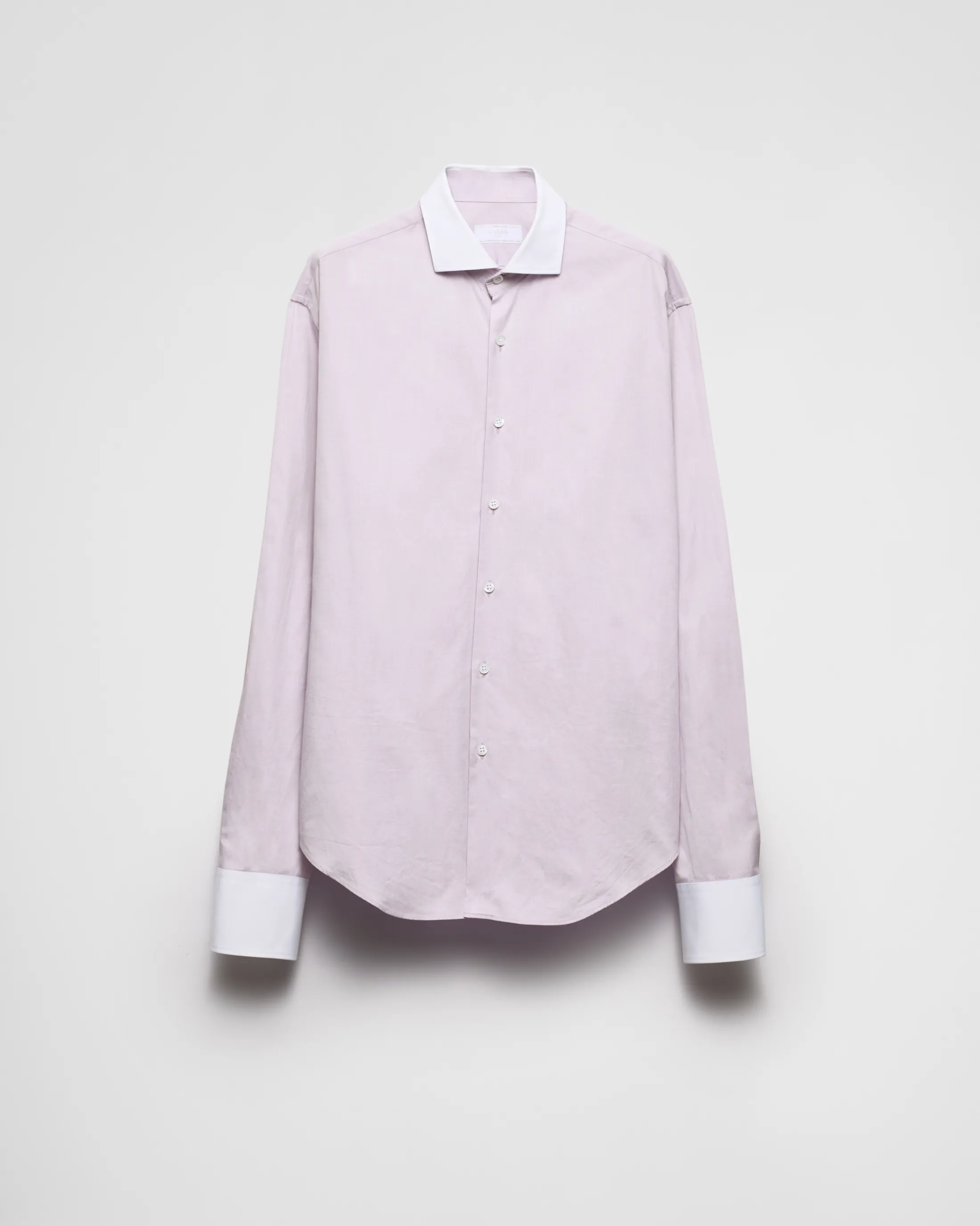 Prada Cotton shirt Lilac/white Discount