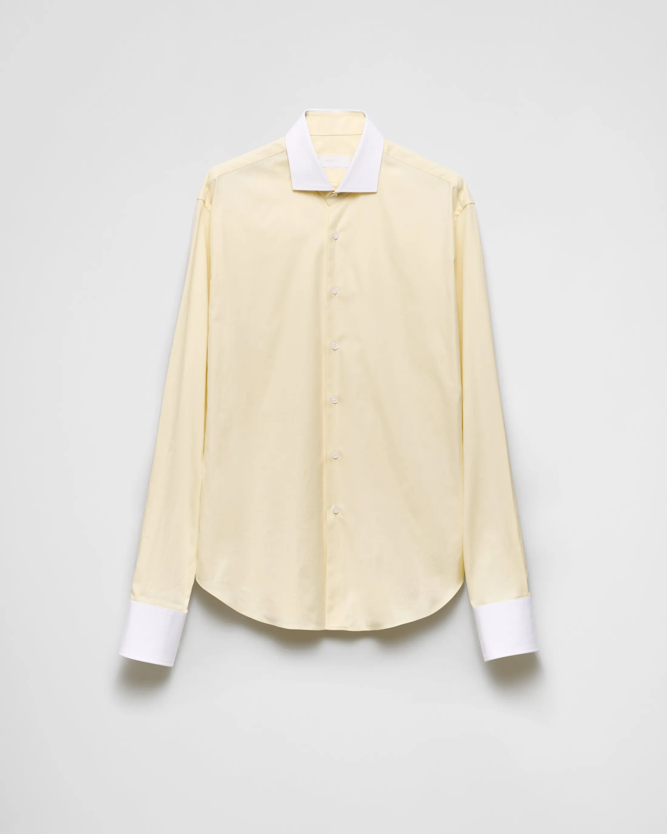 Prada Cotton shirt Cream/white Flash Sale