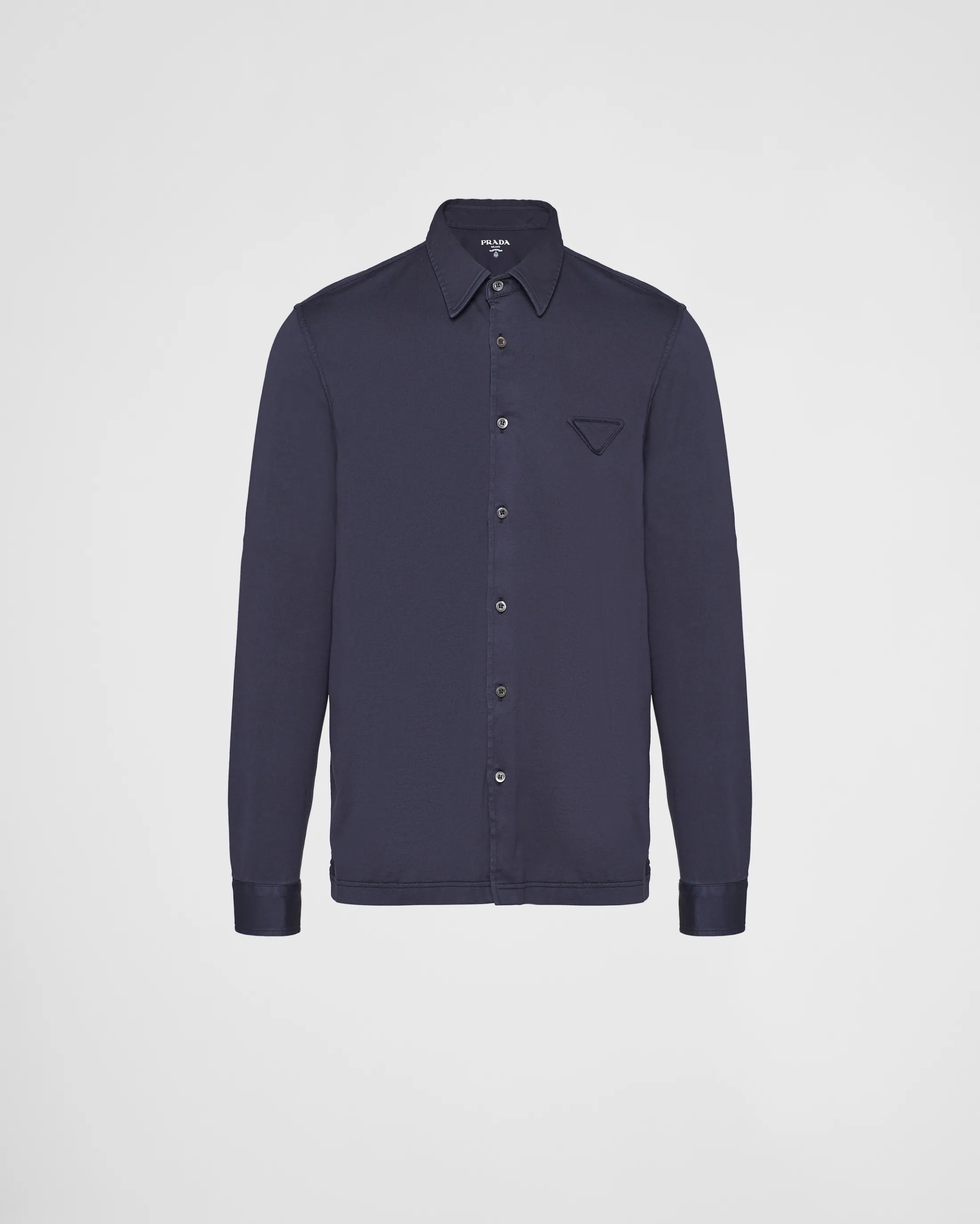 Prada Cotton shirt Navy Cheap