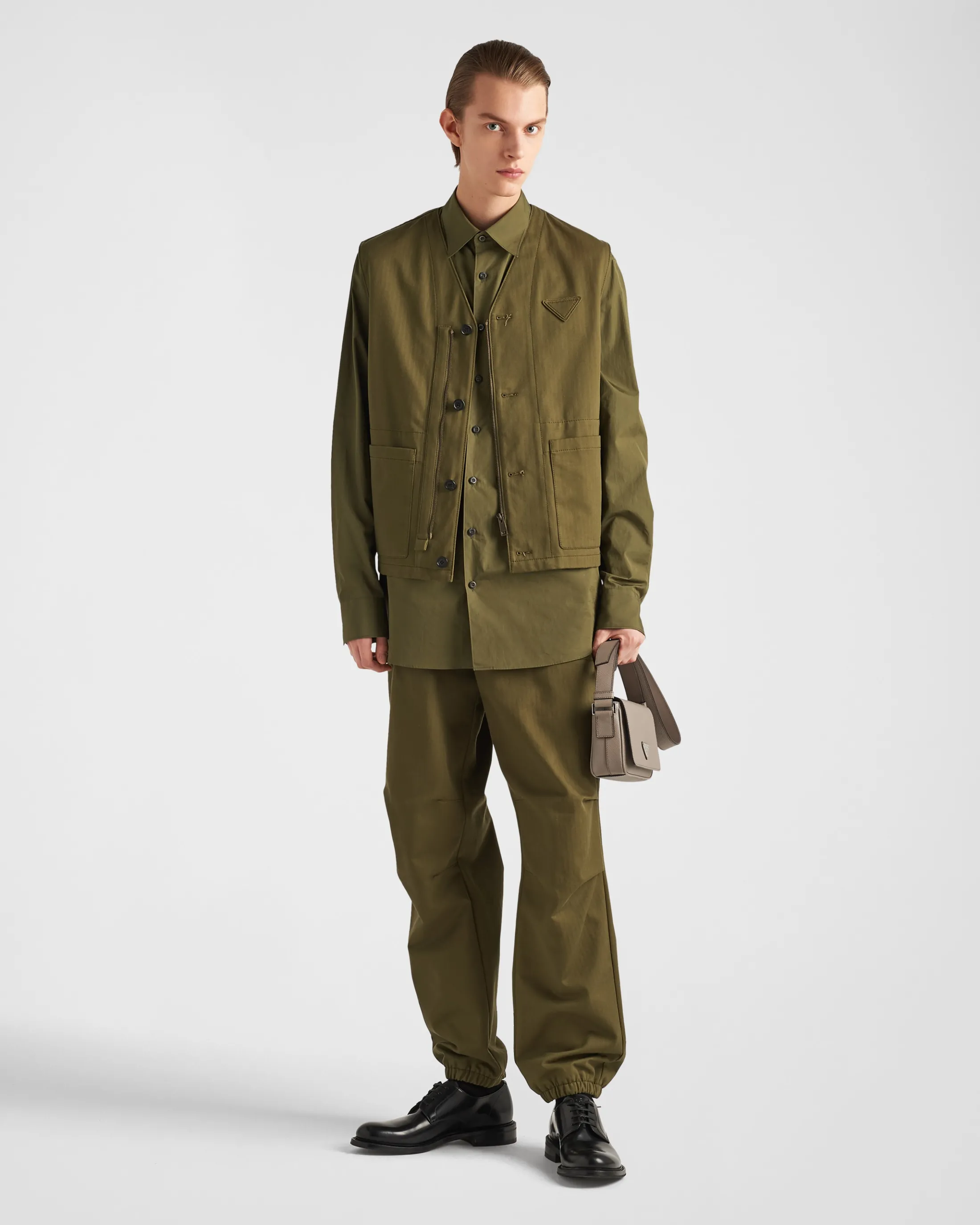 Prada Cotton shirt Militarygreen Fashion