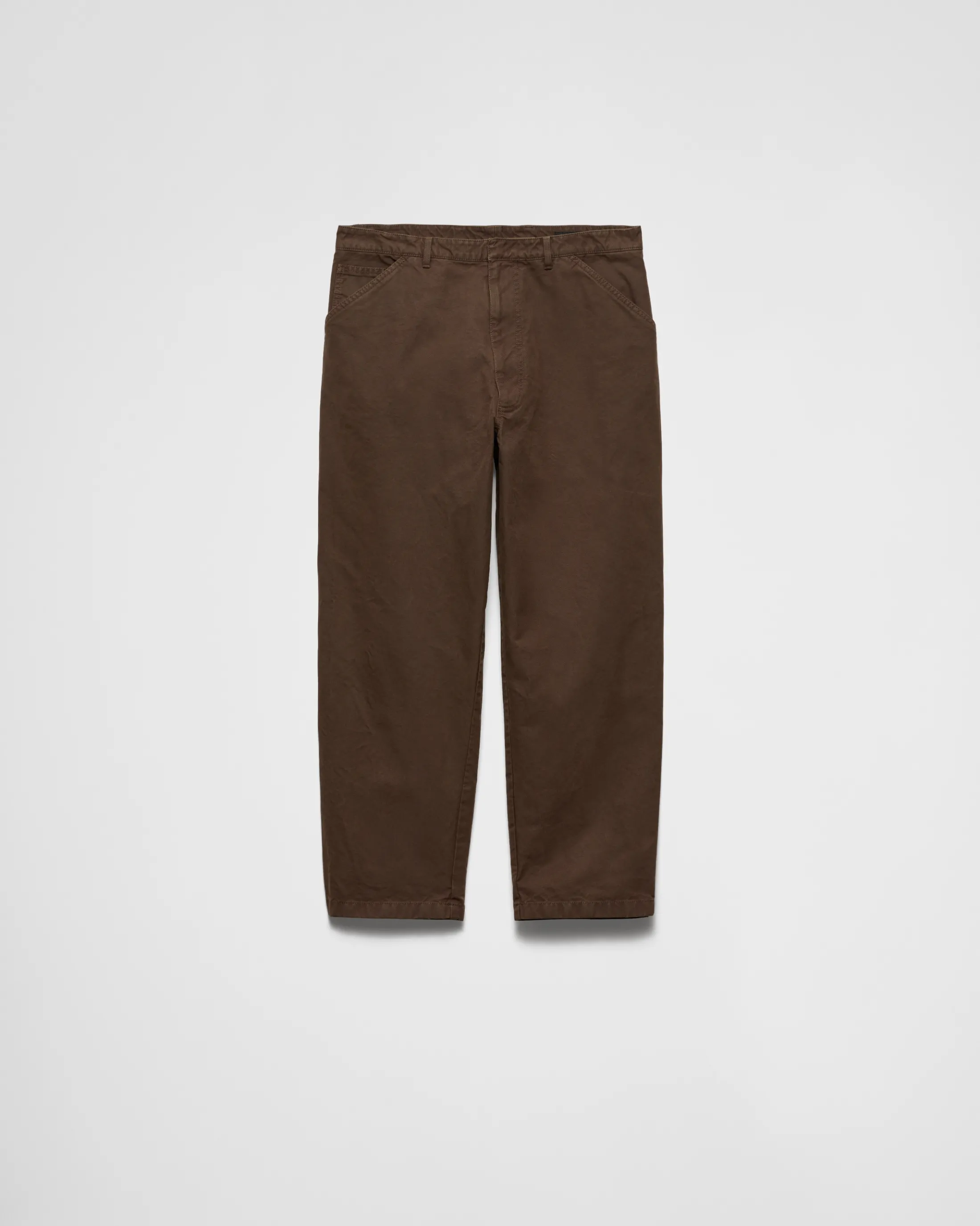 Prada Cotton trousers Brown Clearance